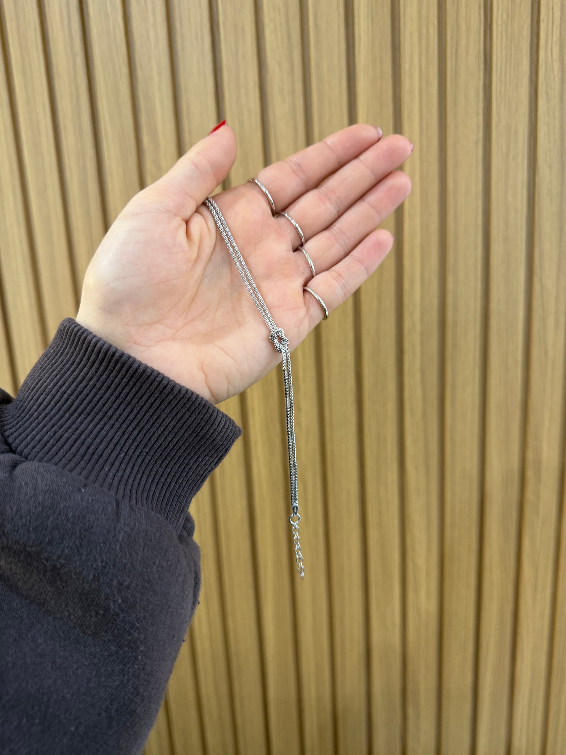 BRACCIALE LEGAME ARGENTO 925 NOT SIMPLE