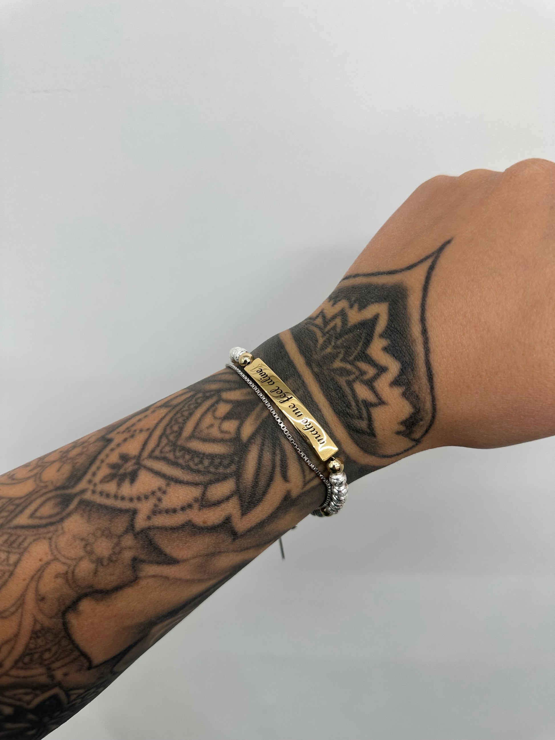 BRACCIALE DEDICATION MAKE ME FEEL ALIVE