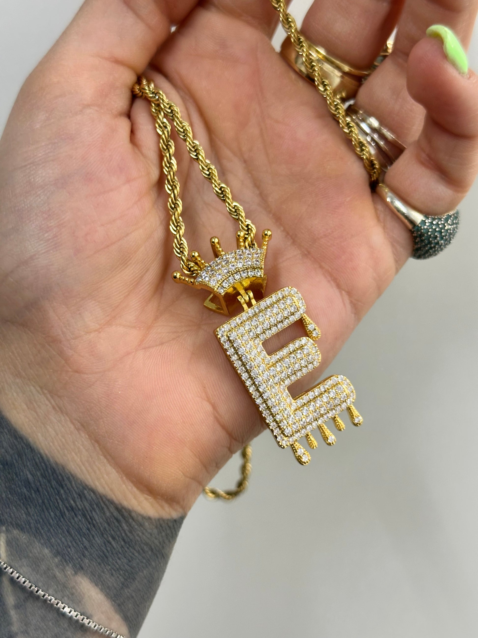 COLLANA INIZIALE DIFFERENT ACCIAIO