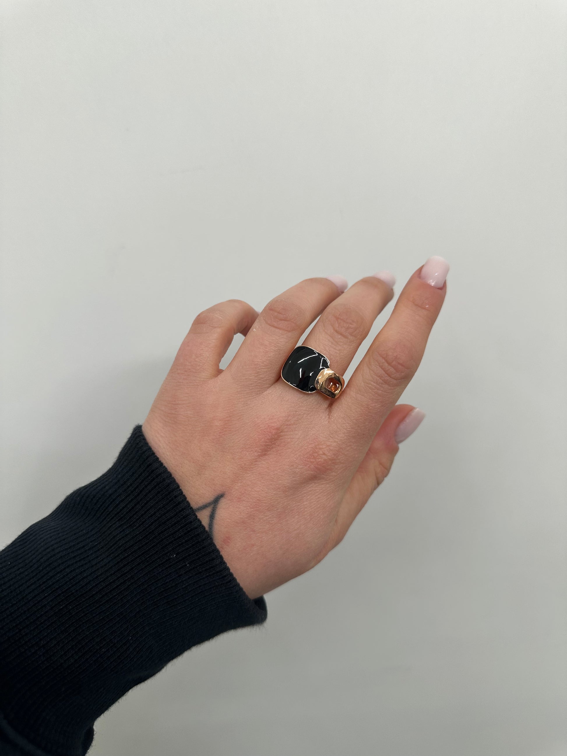 ANELLO SQUARE SMALTATO