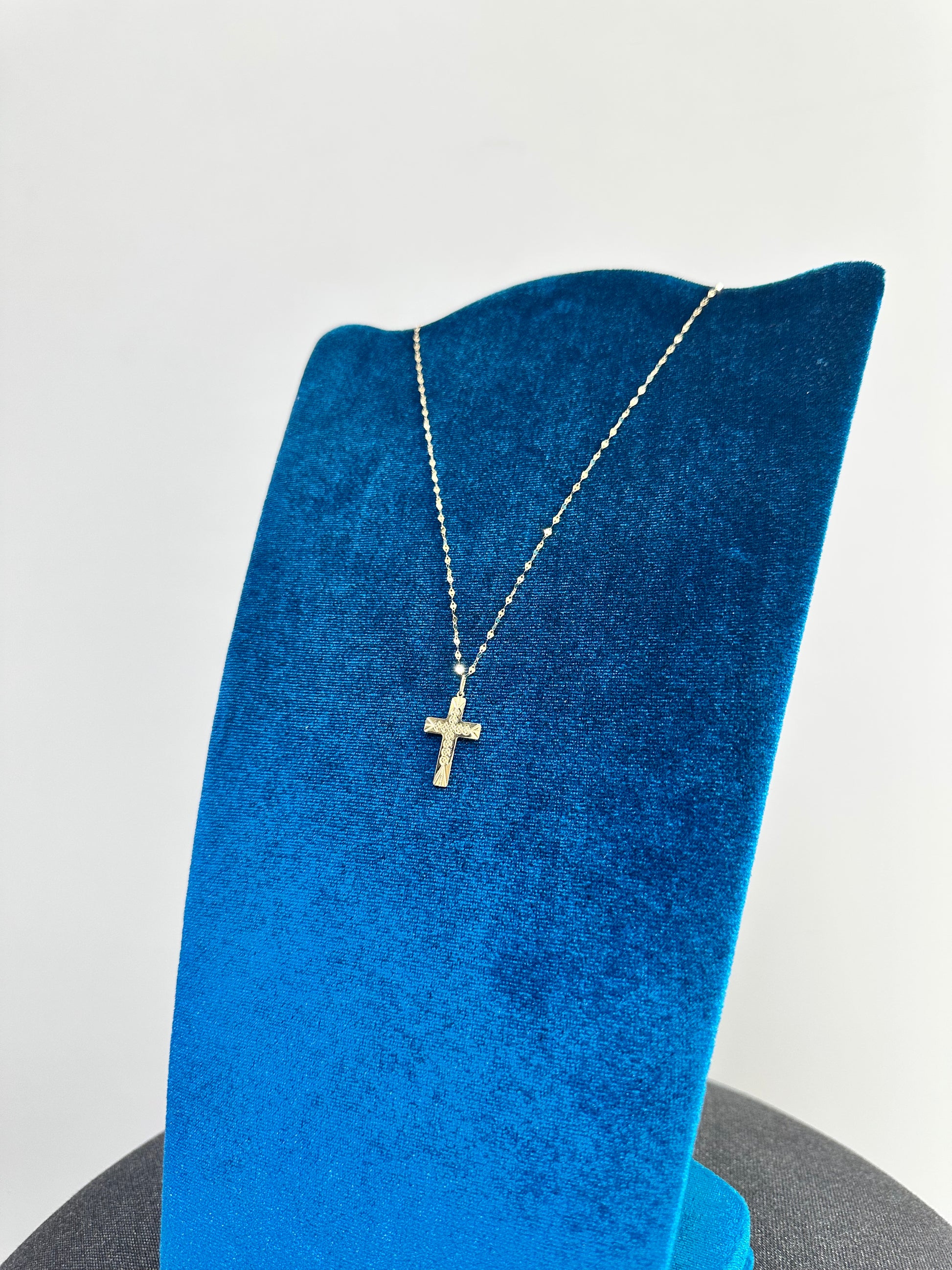 COLLANA CON CROCE ORO 18KT