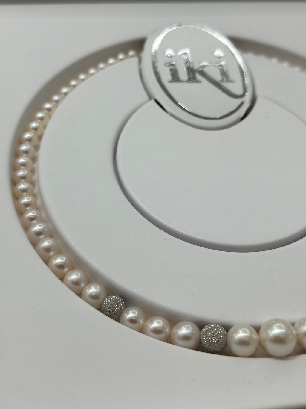 COLLANA DI PERLE ORO 18KT IKI