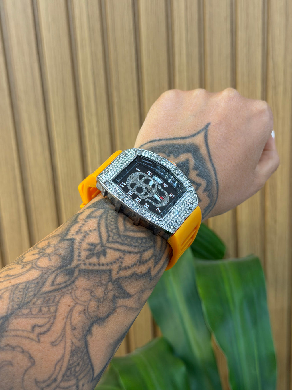 OROLOGIO RAPPER AMERICA ARANCIONE