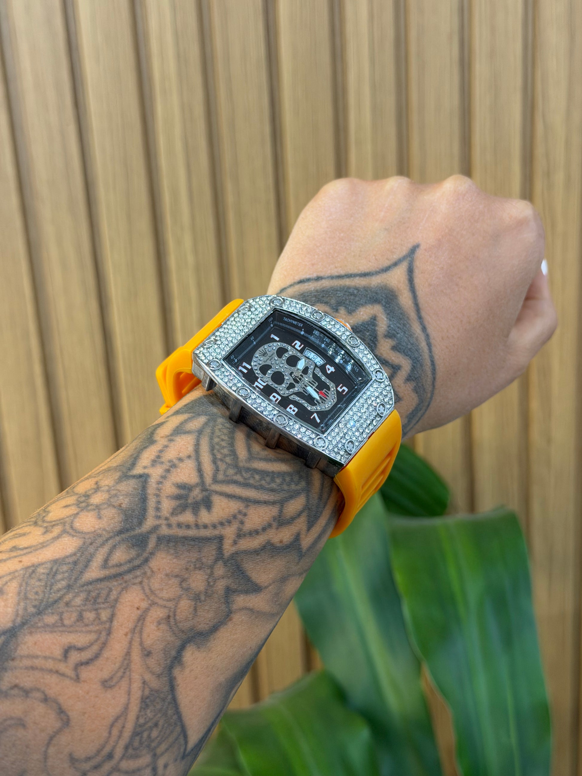 OROLOGIO RAPPER AMERICA ARANCIONE