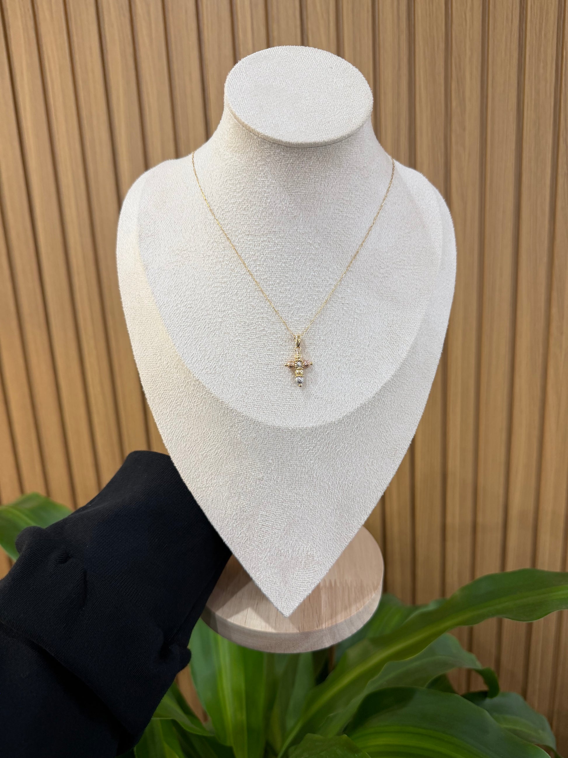 COLLANA CROCE MILLE LUCI 2.0 ORO 18KT