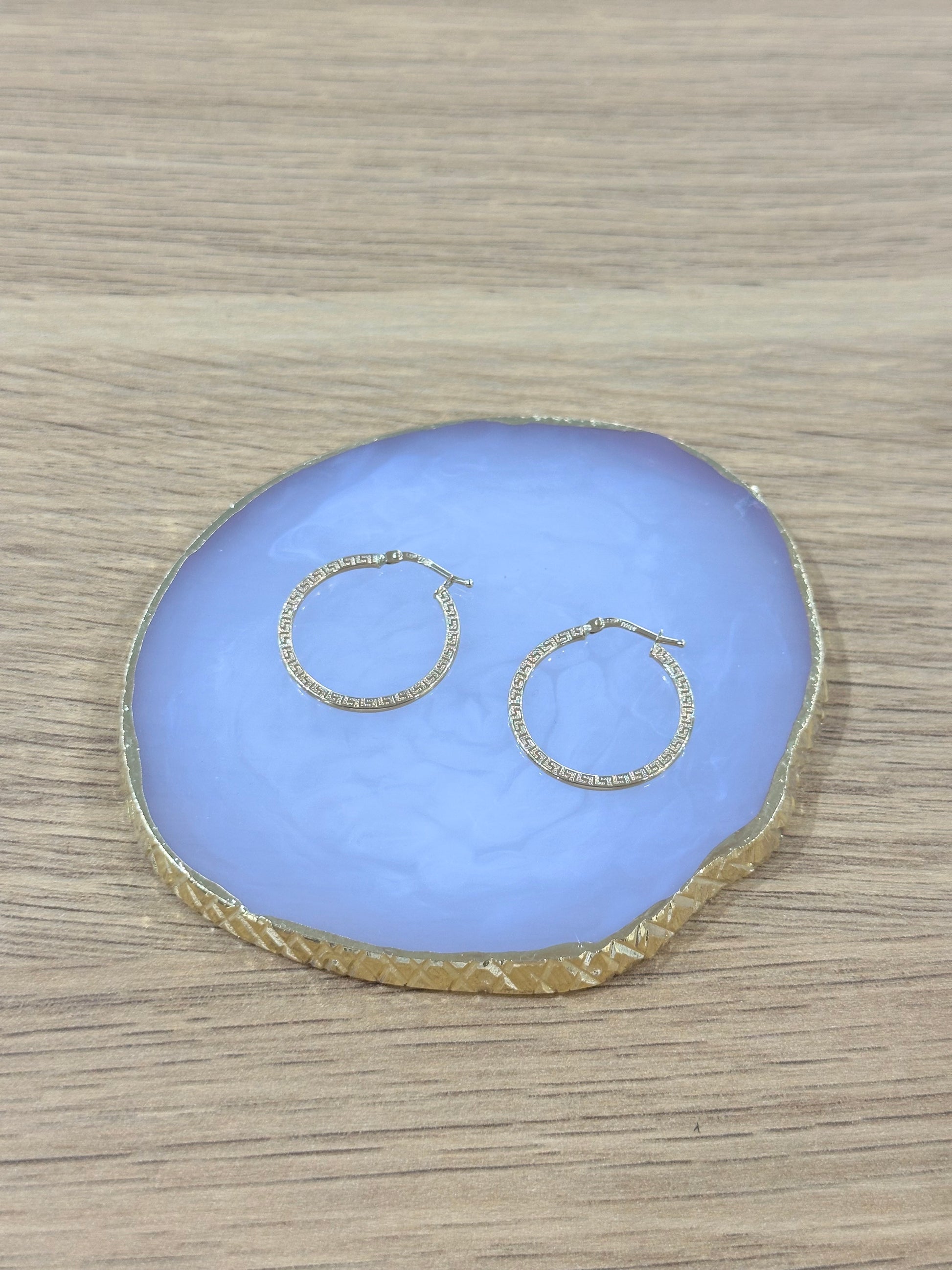 CERCHI IN ORO 18KT CON GRECA
