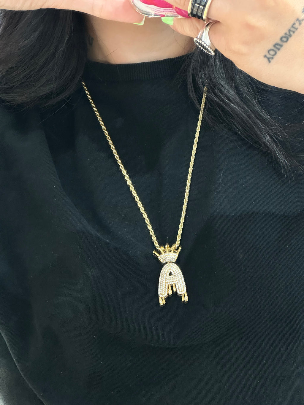 COLLANA INIZIALE DIFFERENT ACCIAIO