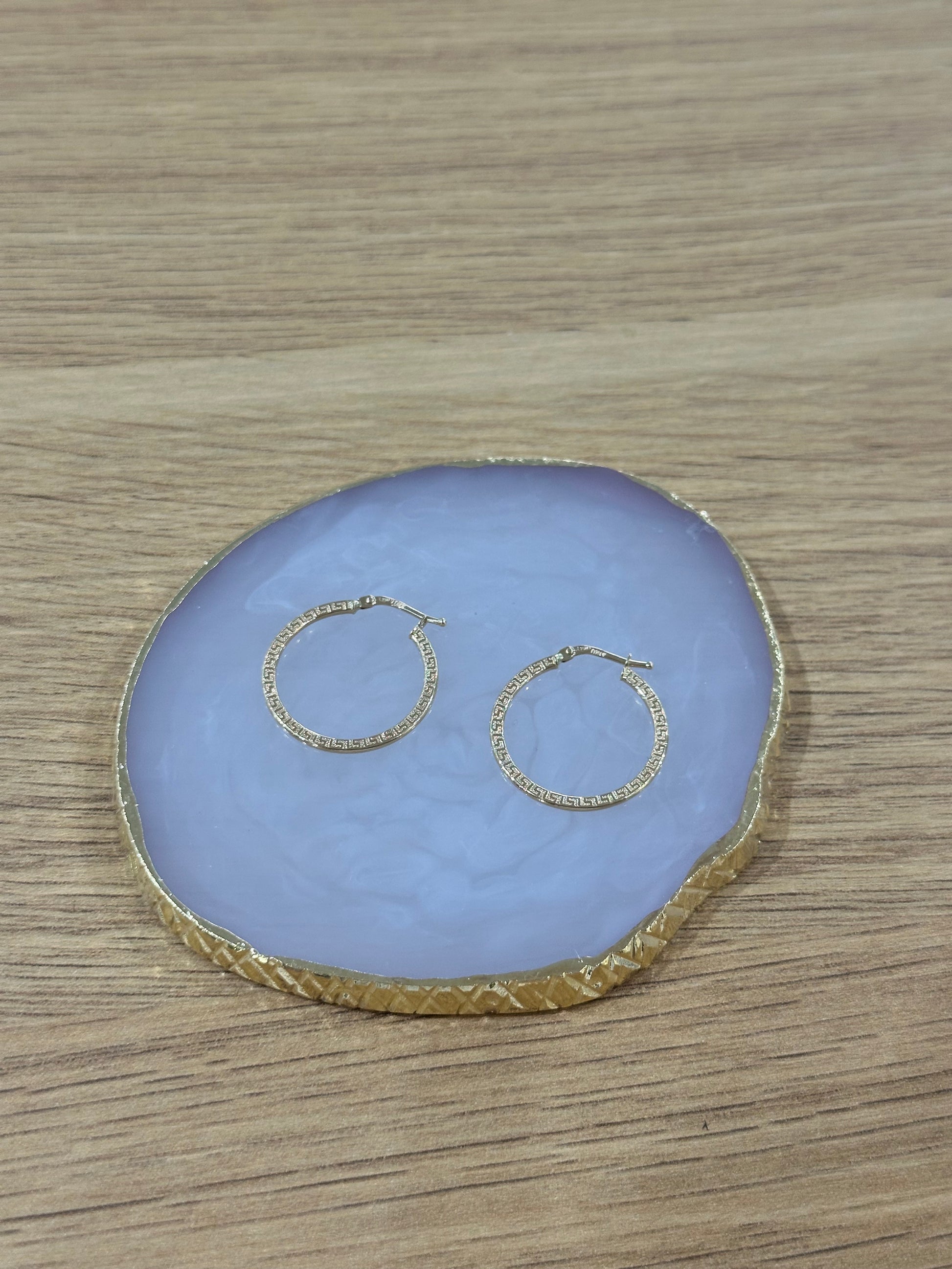 CERCHI IN ORO 18KT CON GRECA