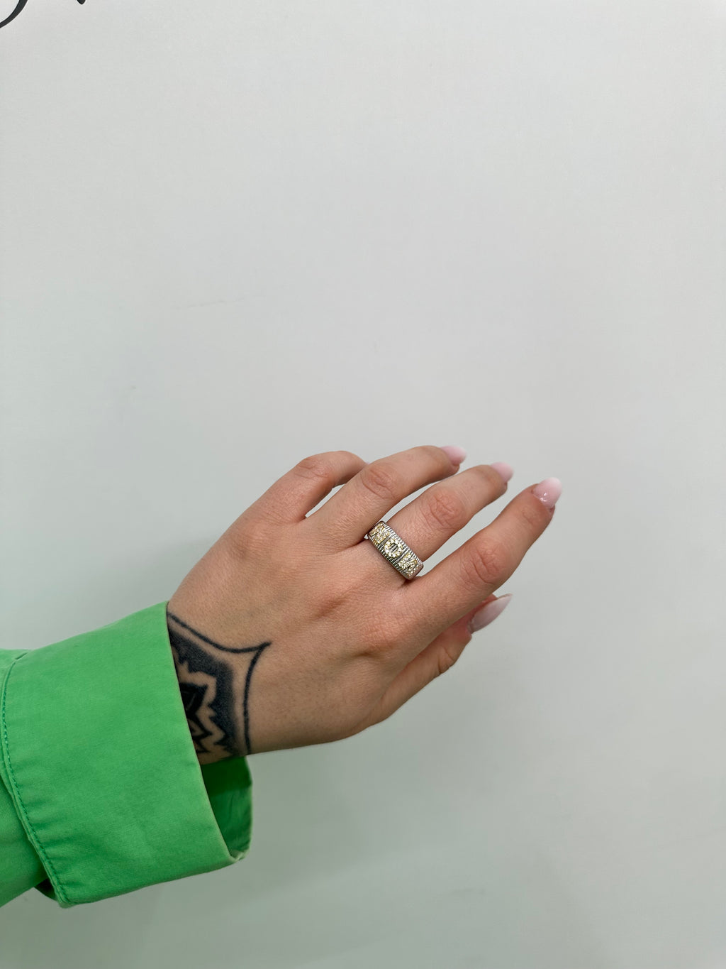 ANELLO FASCIA MOM ARGENTO 925