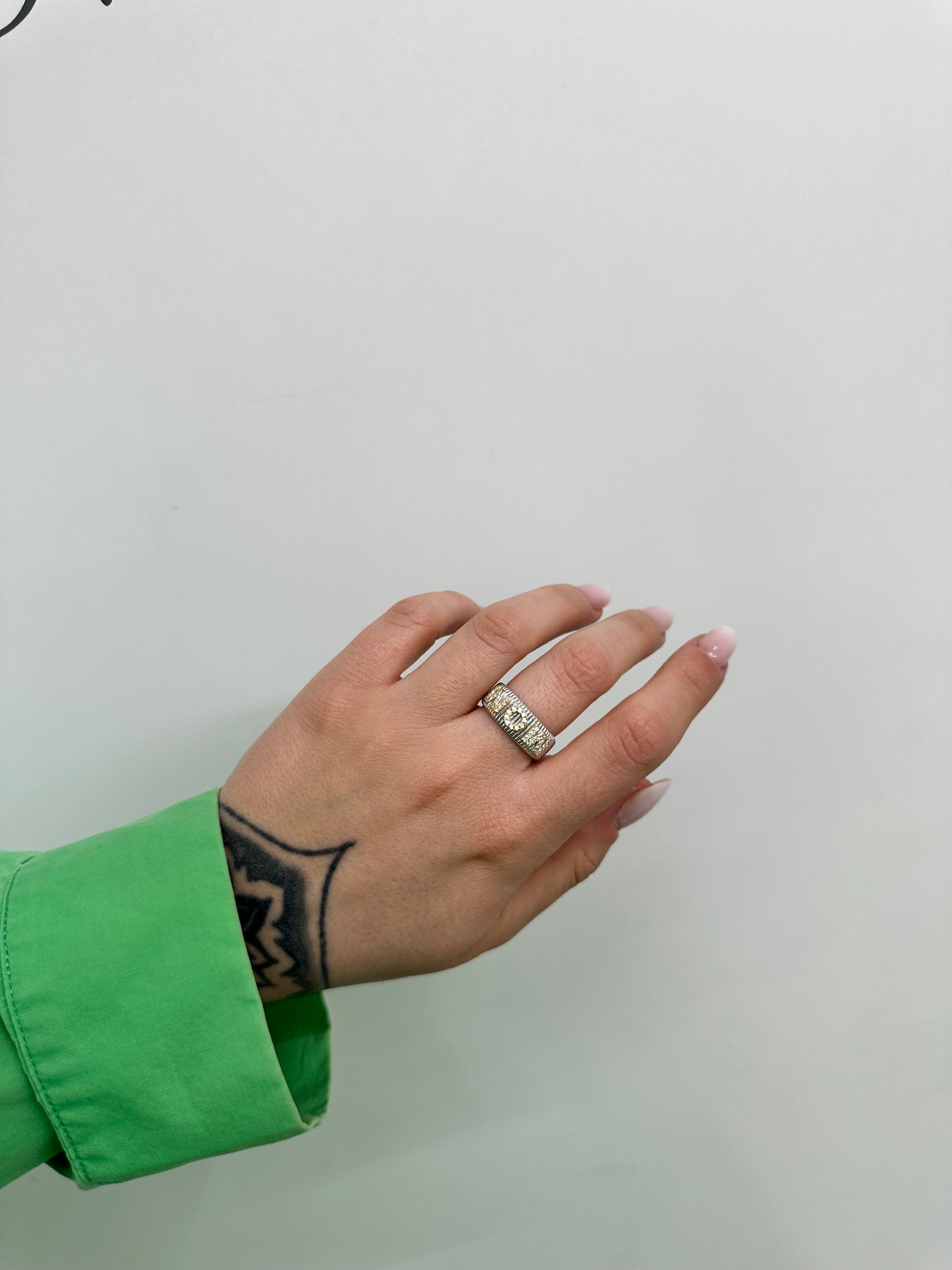 ANELLO FASCIA MOM ARGENTO 925