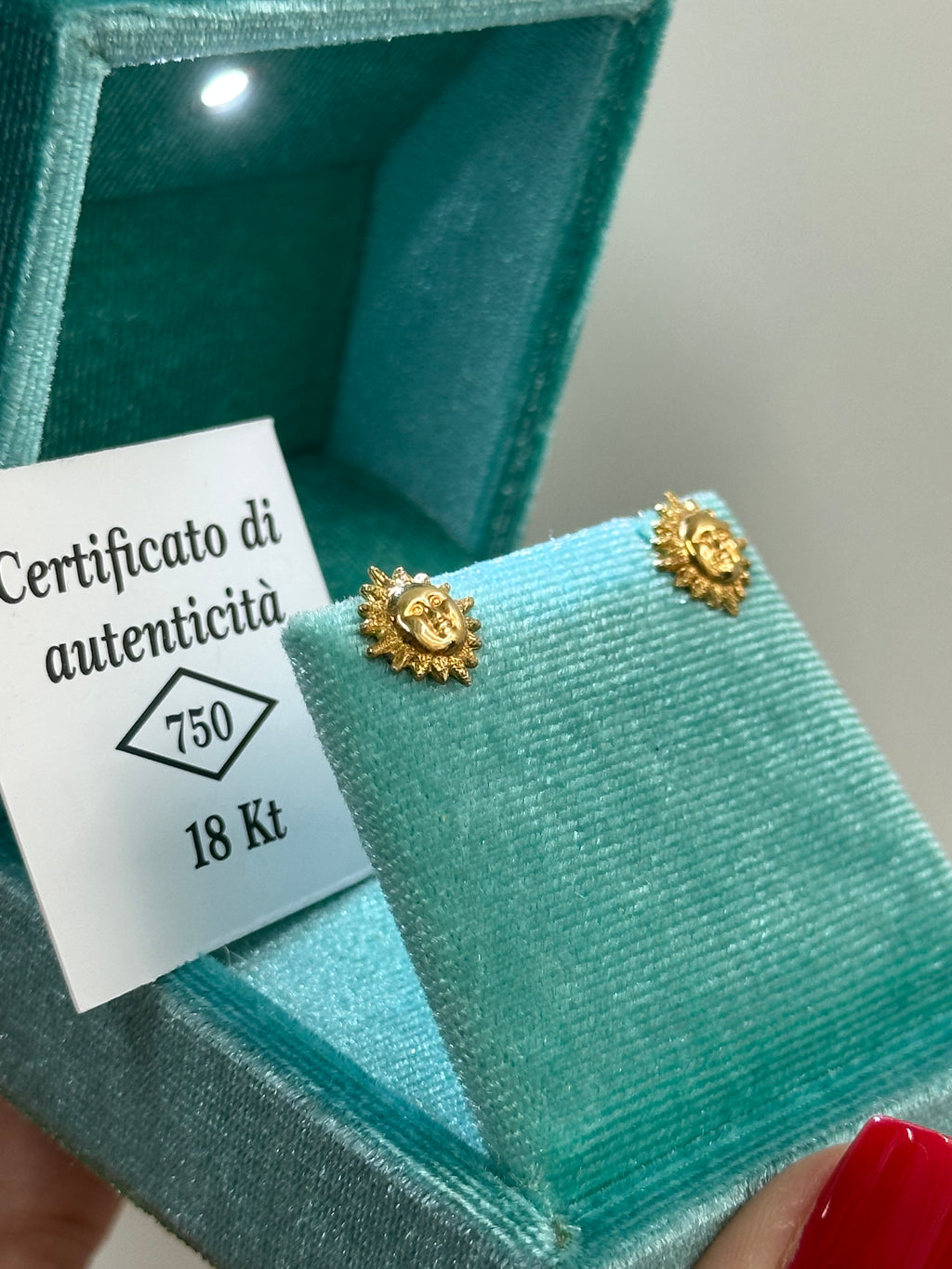 ORECCHINI SUN ORO 18KT