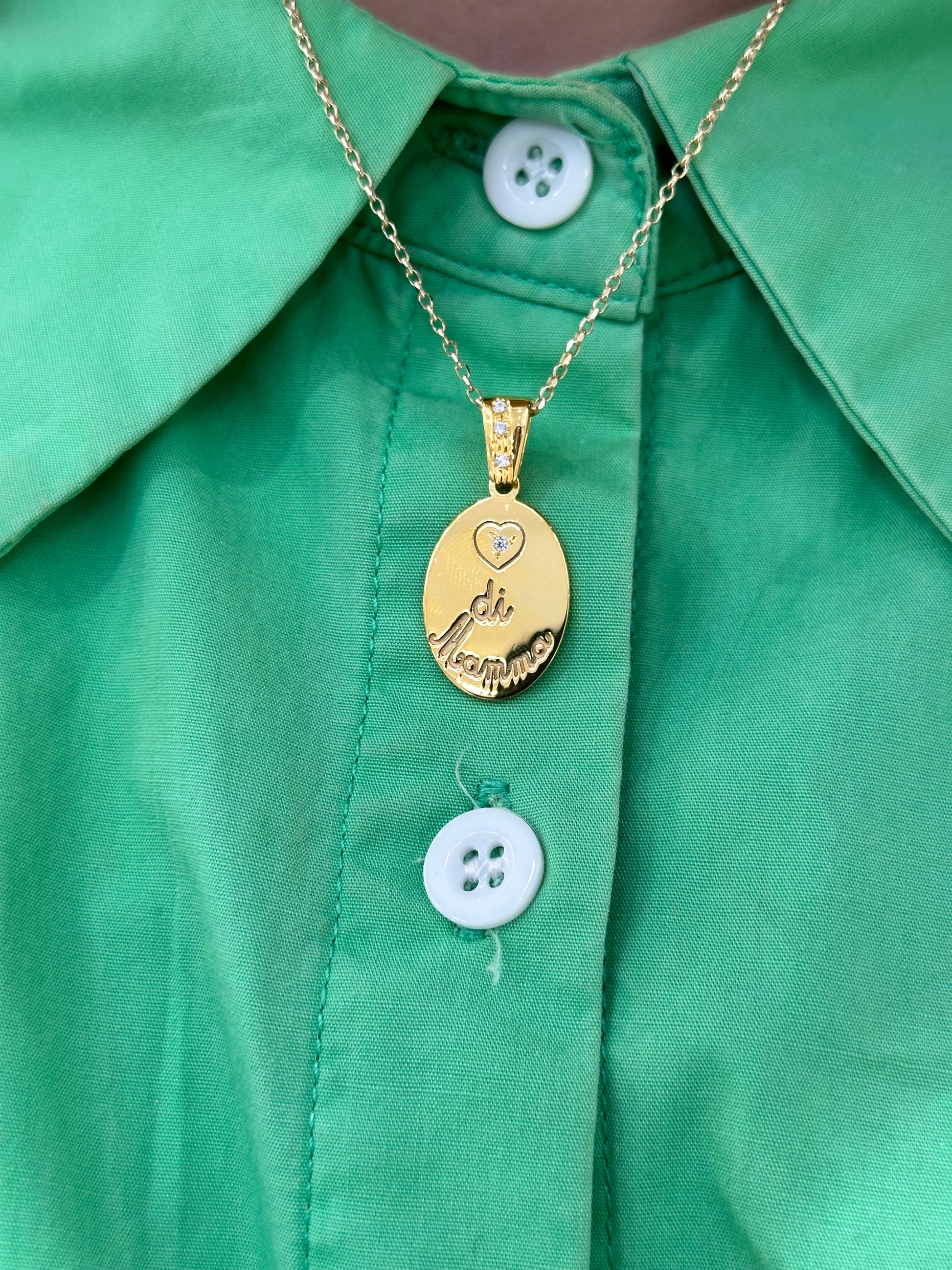 COLLANA CUORE DI MAMMA ARGENTO 925