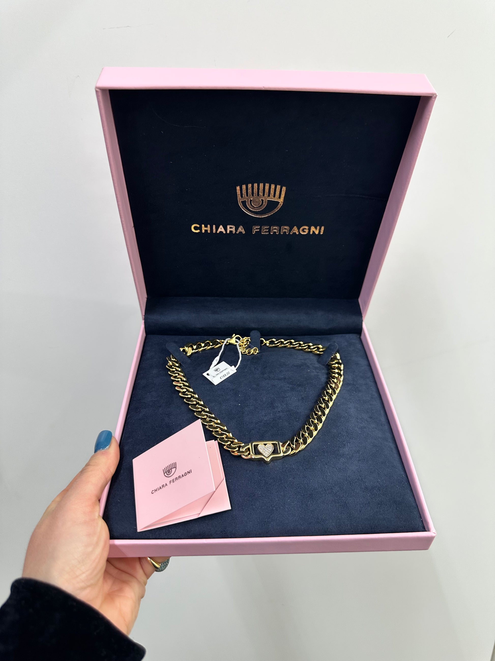 COLLANA GRUMETTA CON CUORE CHIARA FERRAGNI COLLECTION
