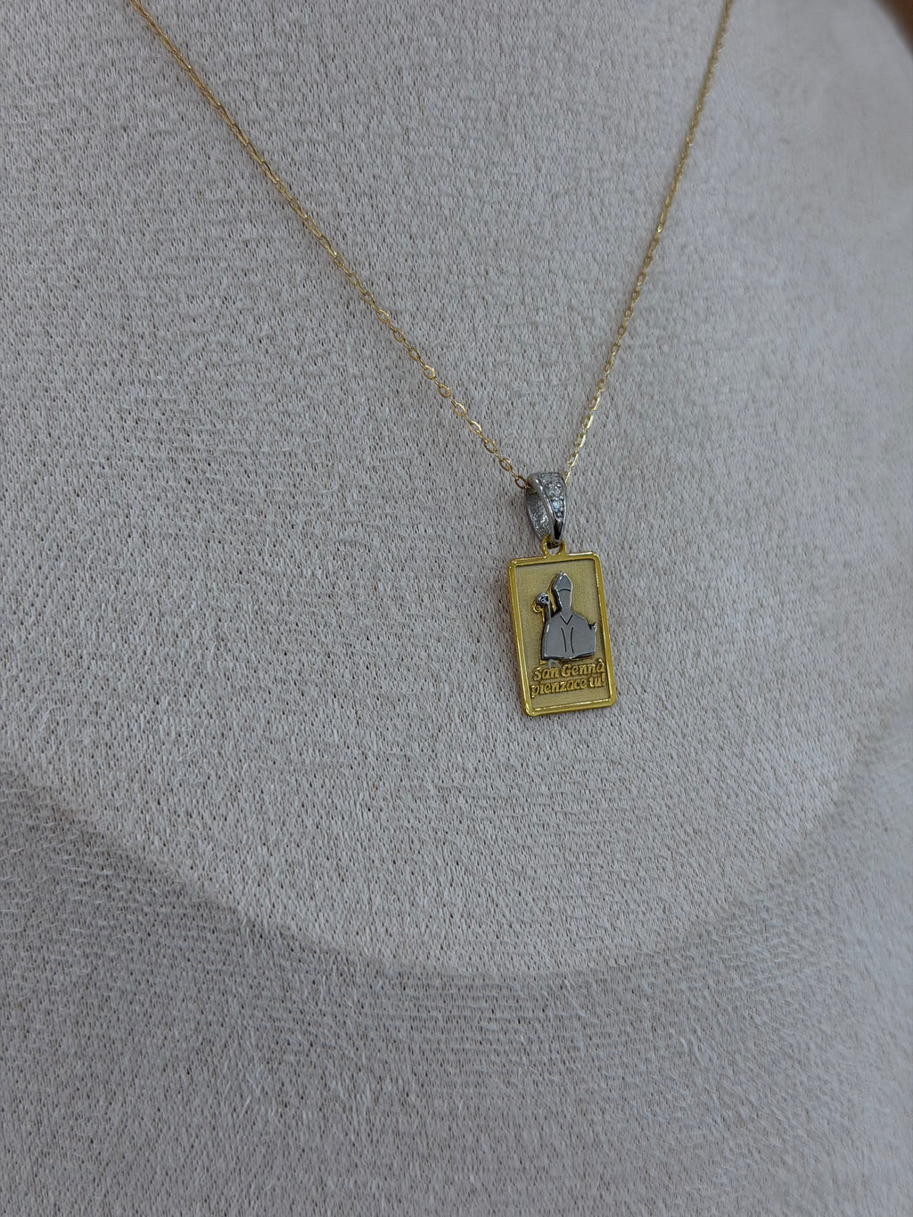 COLLANA SAN GENNARO ARGENTO 925