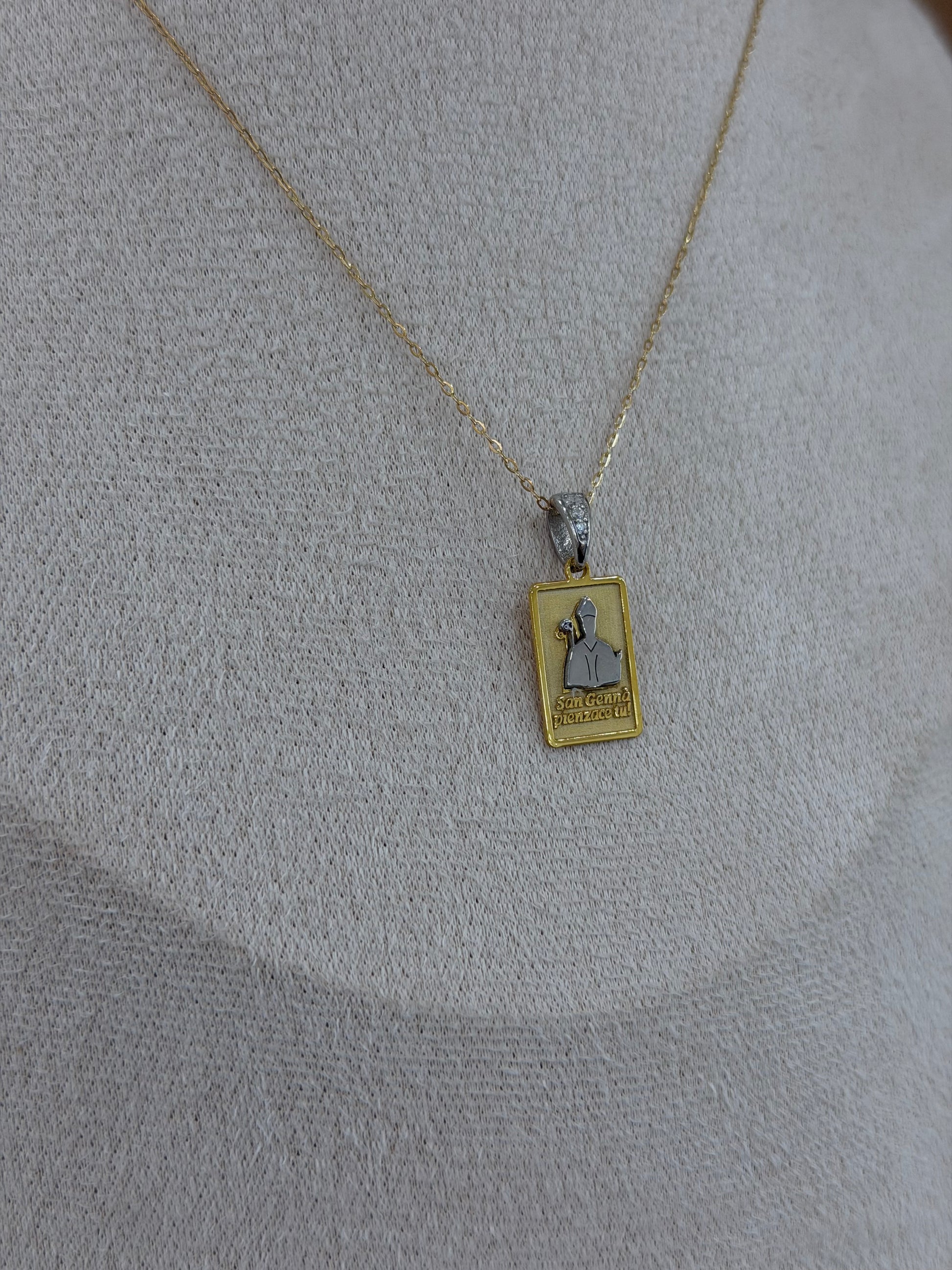COLLANA SAN GENNARO ARGENTO 925