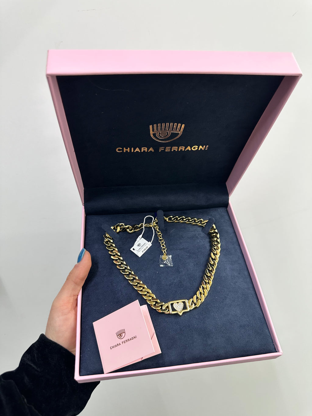 COLLANA GRUMETTA CON CUORE CHIARA FERRAGNI COLLECTION