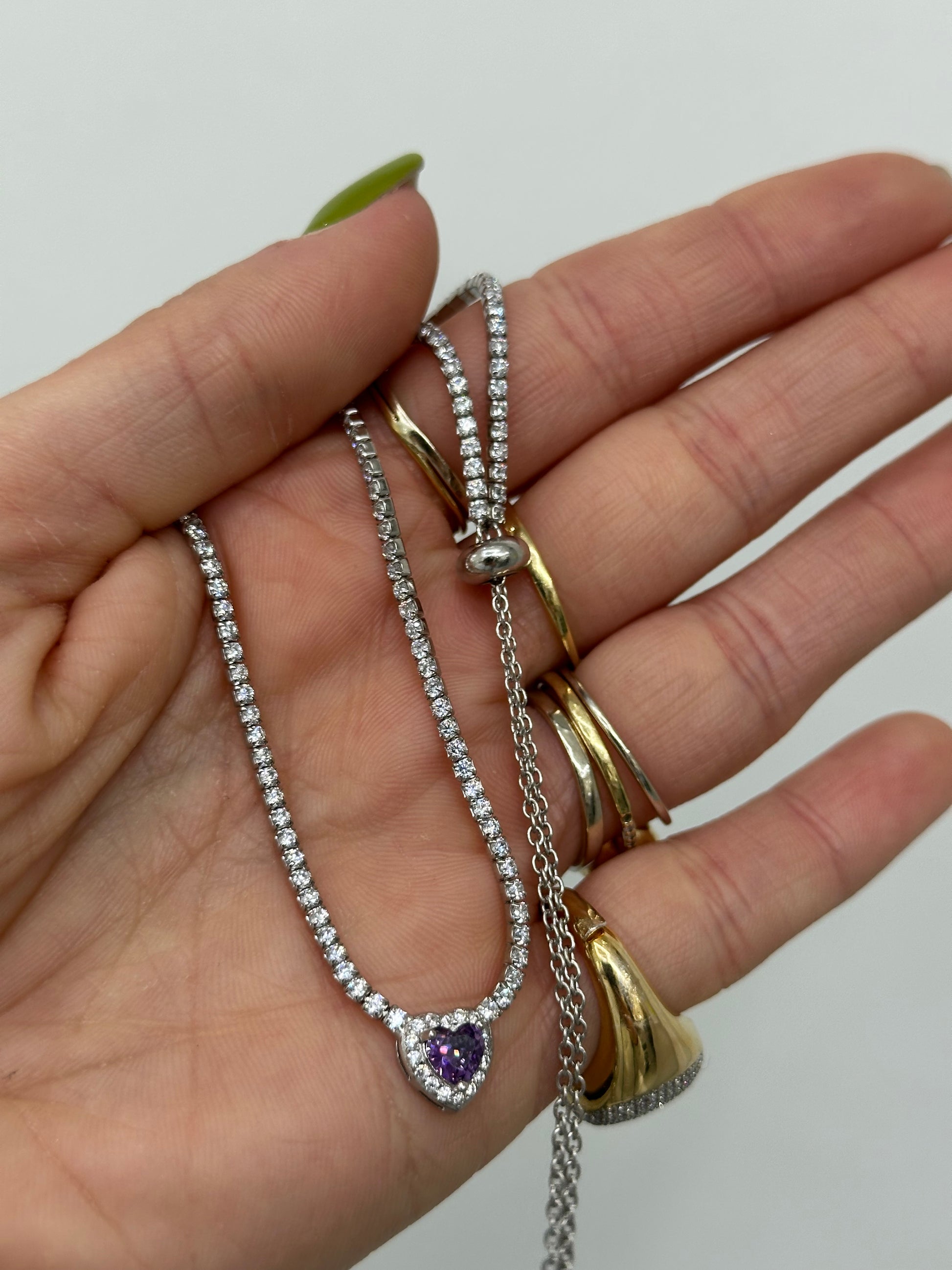 COLLANA TENNIS CON CUORE