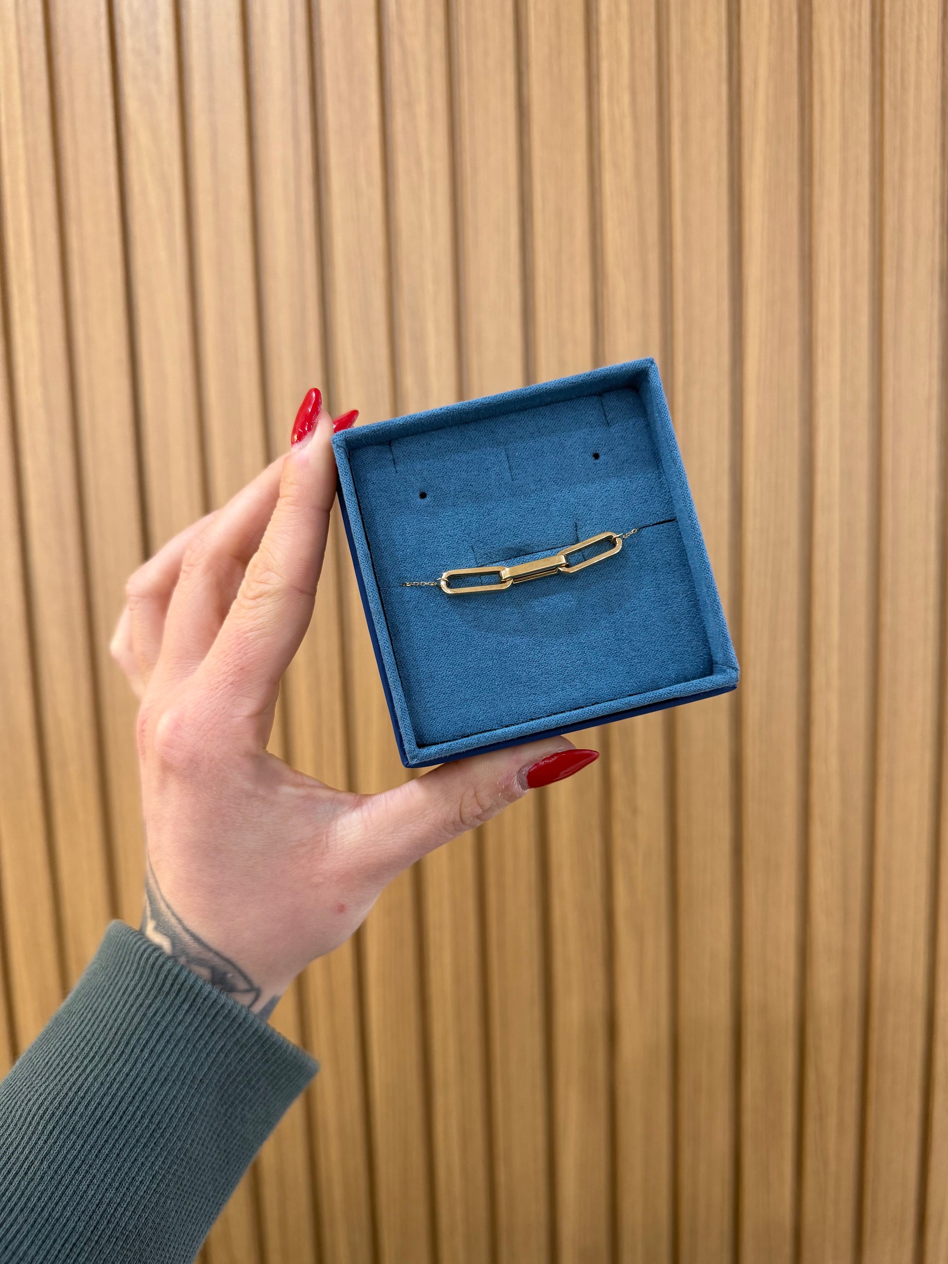 BRACCIALE CATENA DANA ORO 9 CARATI