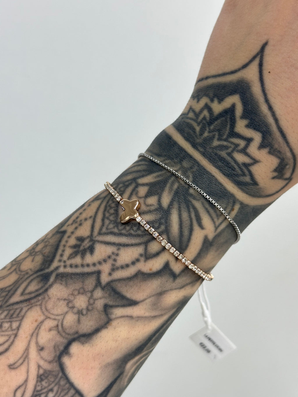 BRACCIALE TENNIS CON FARFALLA