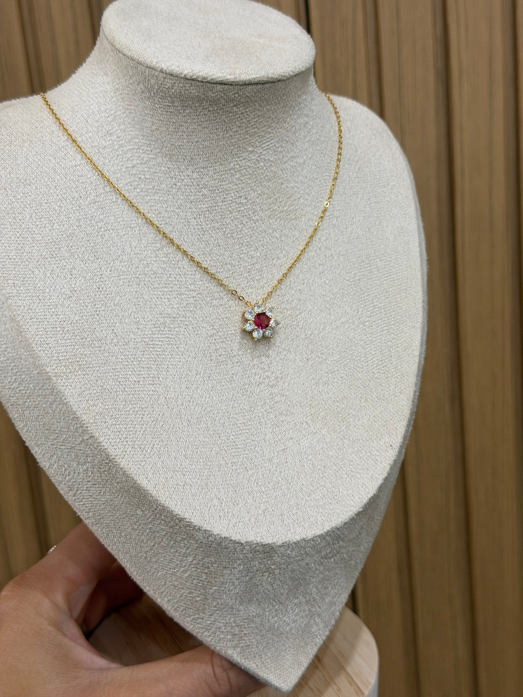 COLLANA PUNTO LUCE FLOWER ARGENTO 925
