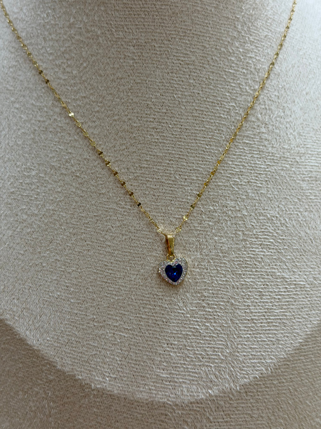 COLLANA CUORICINO ORO 18KT CON SPECCHIATA