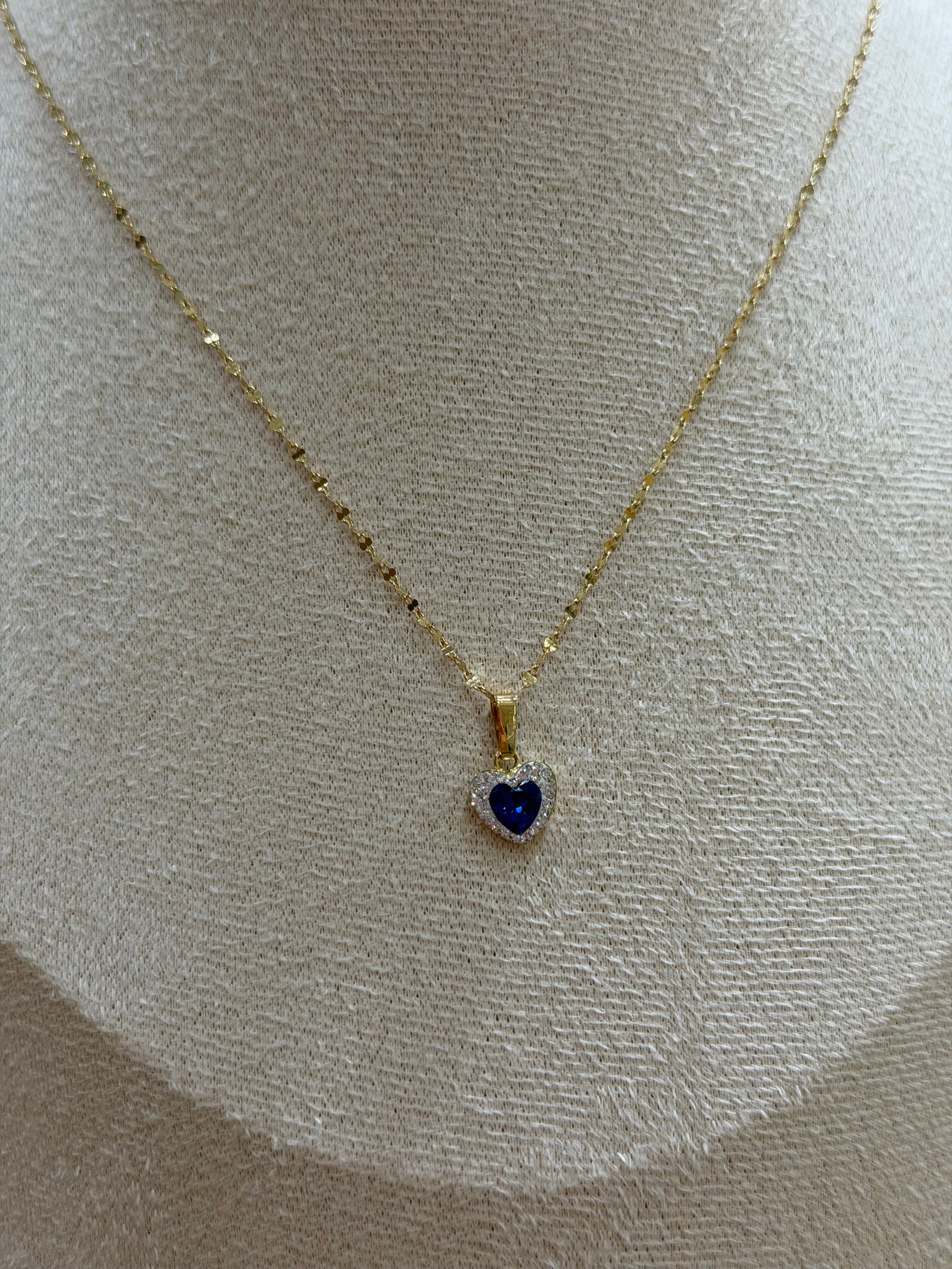COLLANA CUORICINO ORO 18KT CON SPECCHIATA