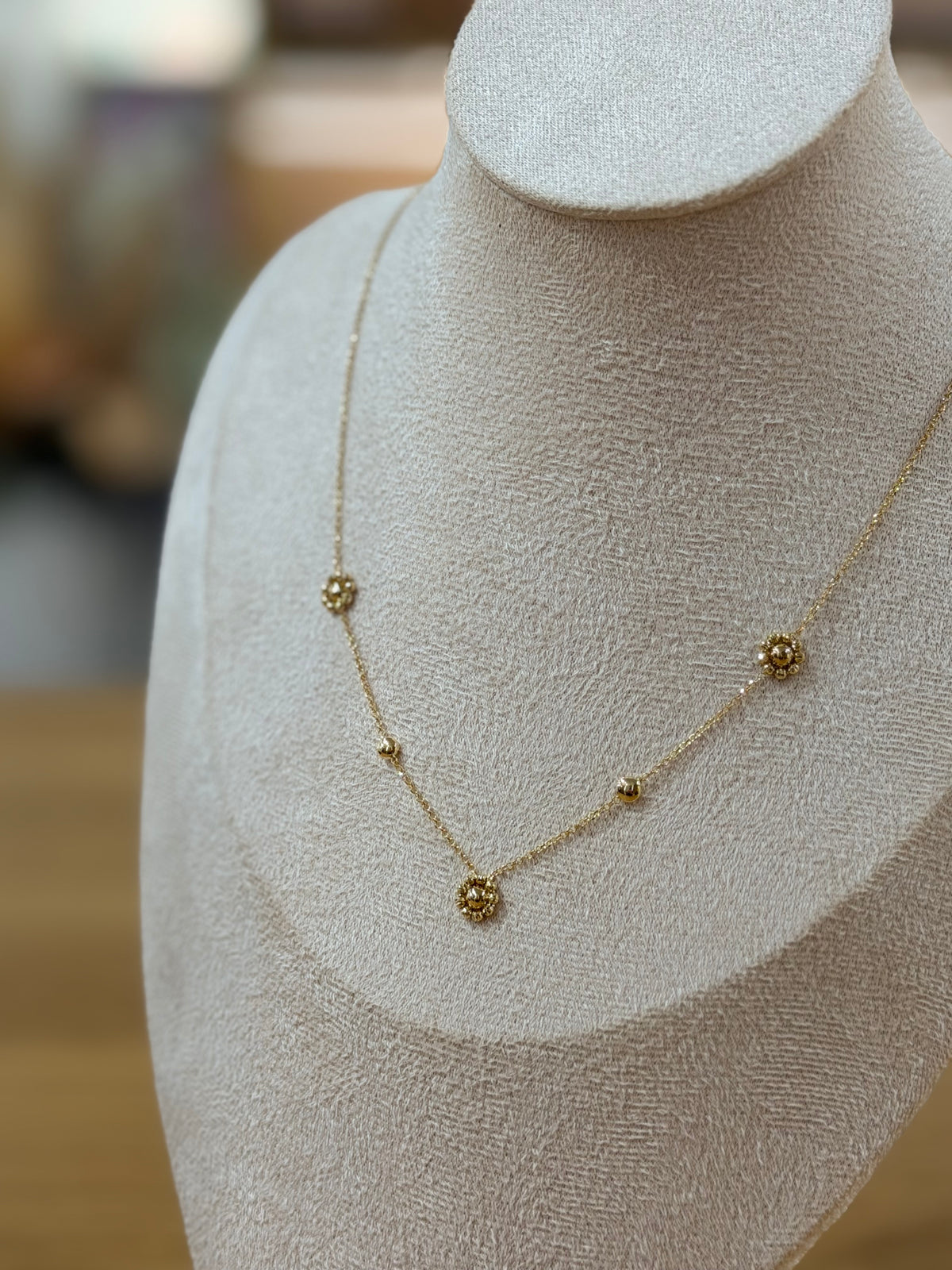 COLLANA ORO 18KT MARGHERITA