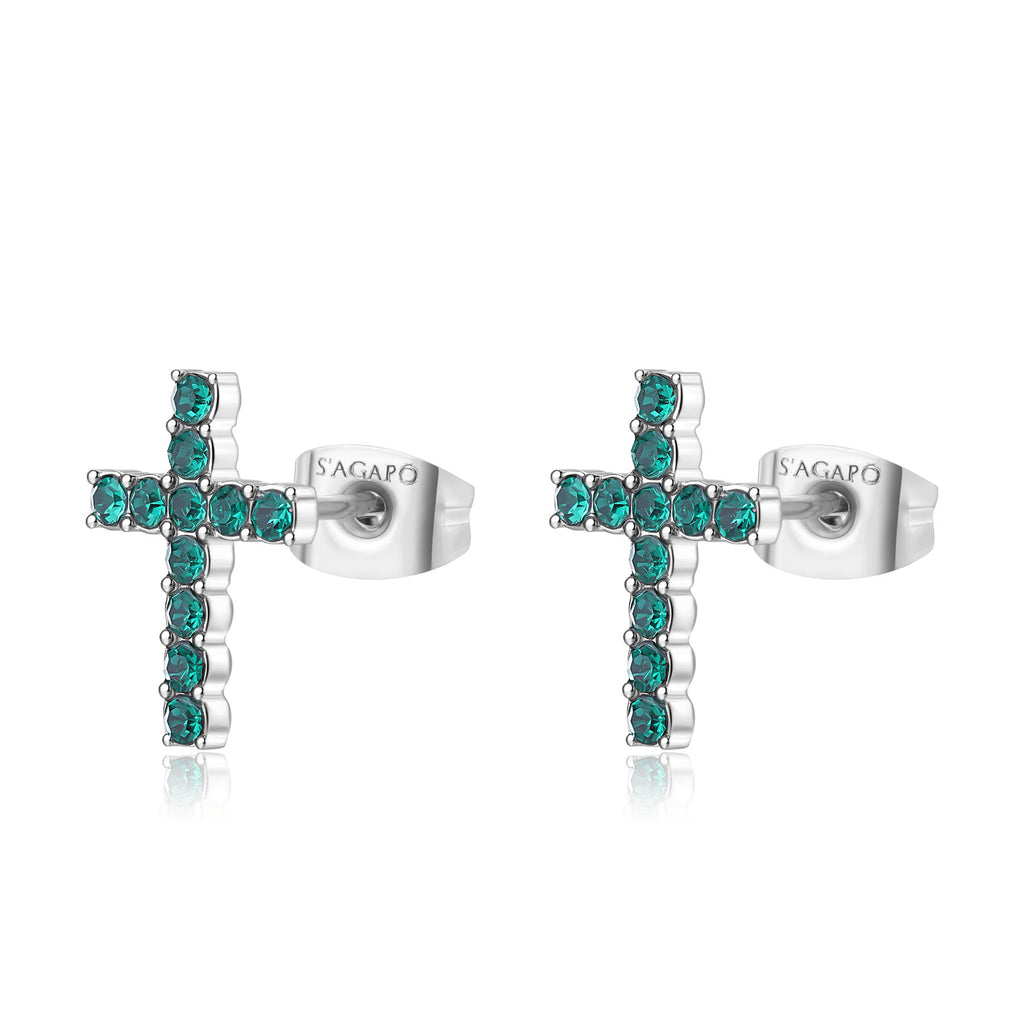 ORECCHINI DAZZLY VERDI S'AGAPO