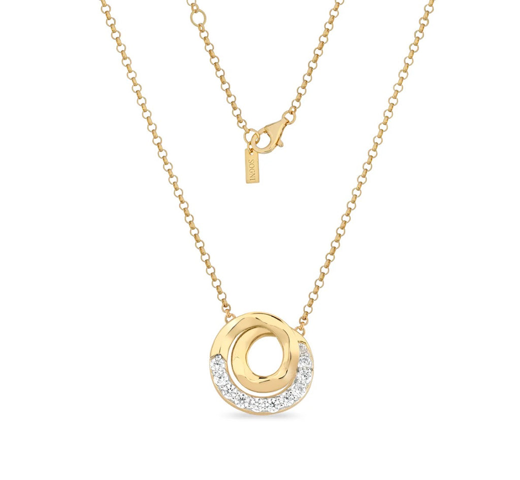 COLLANA IN ARGENTO DORATO SOGNI