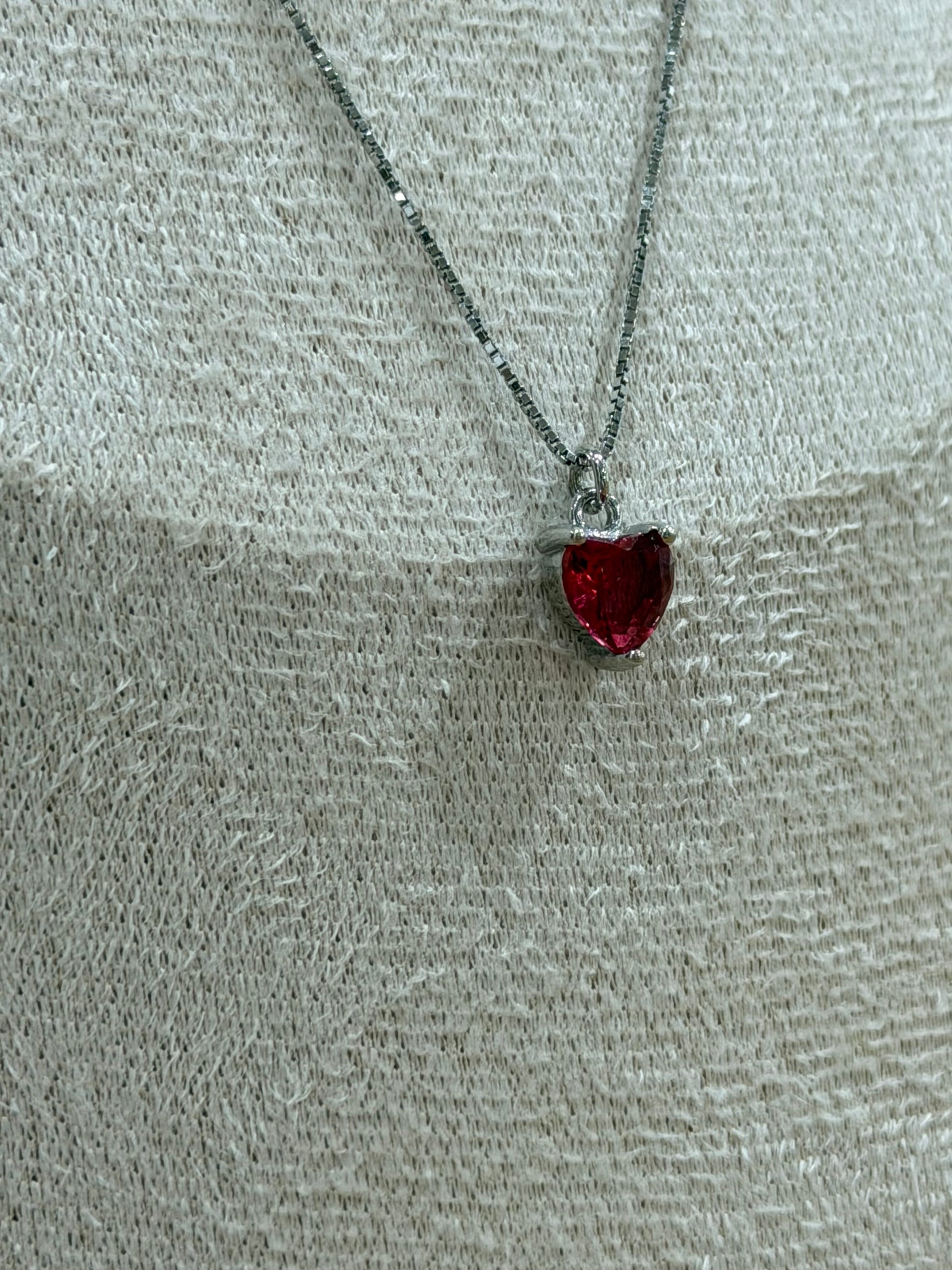 COLLANA MINI CUORICINO ARGENTO 925