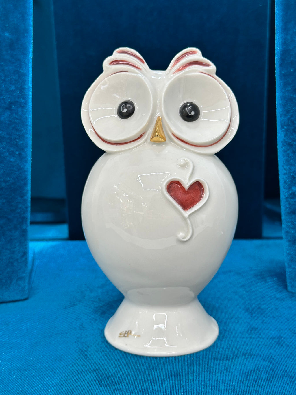 CIVETTA IN CERAMICA DI CAPODIMONTE