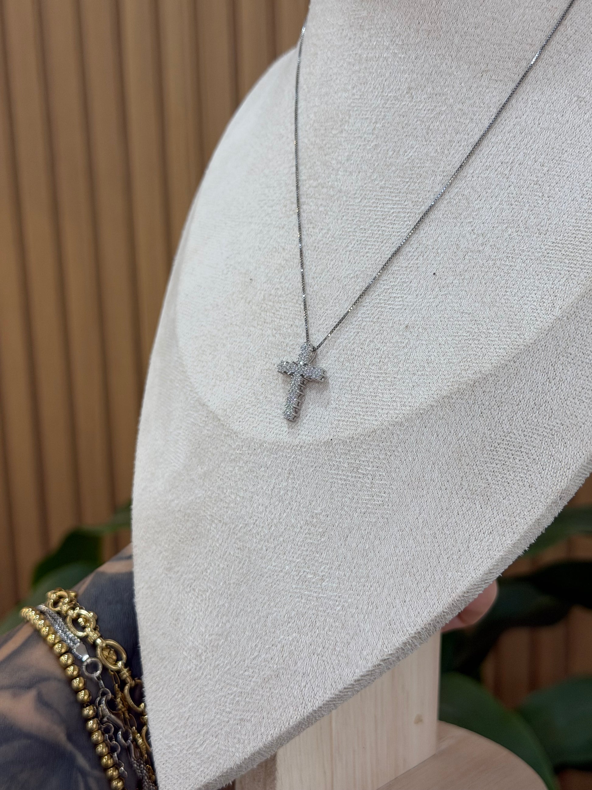 COLLANA ARGENTO 925 CON CROCE FLAWLESS