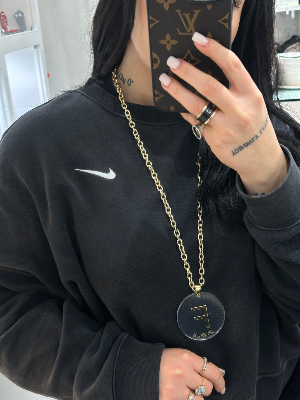 COLLANA MEDAGLIONE INIZIALE