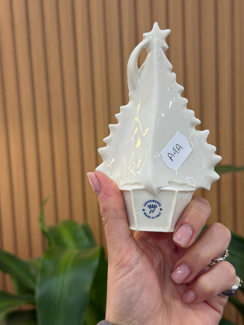 ALBERELLO NATALE NEI NOSTRI CUORI IN CERAMICA