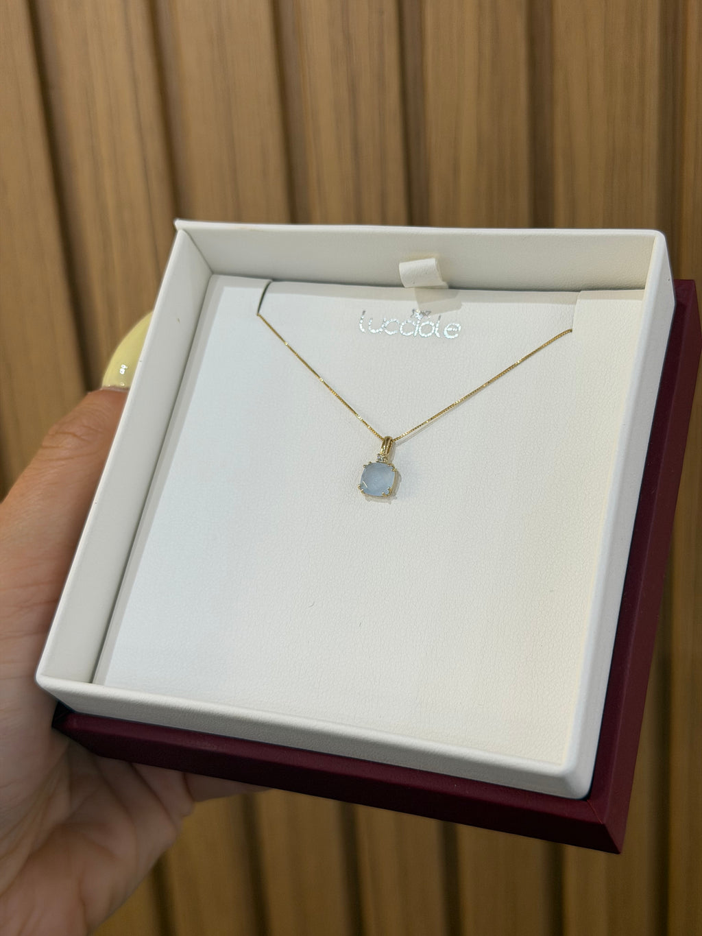 COLLANA LUCCIOLE PIETRA BLU