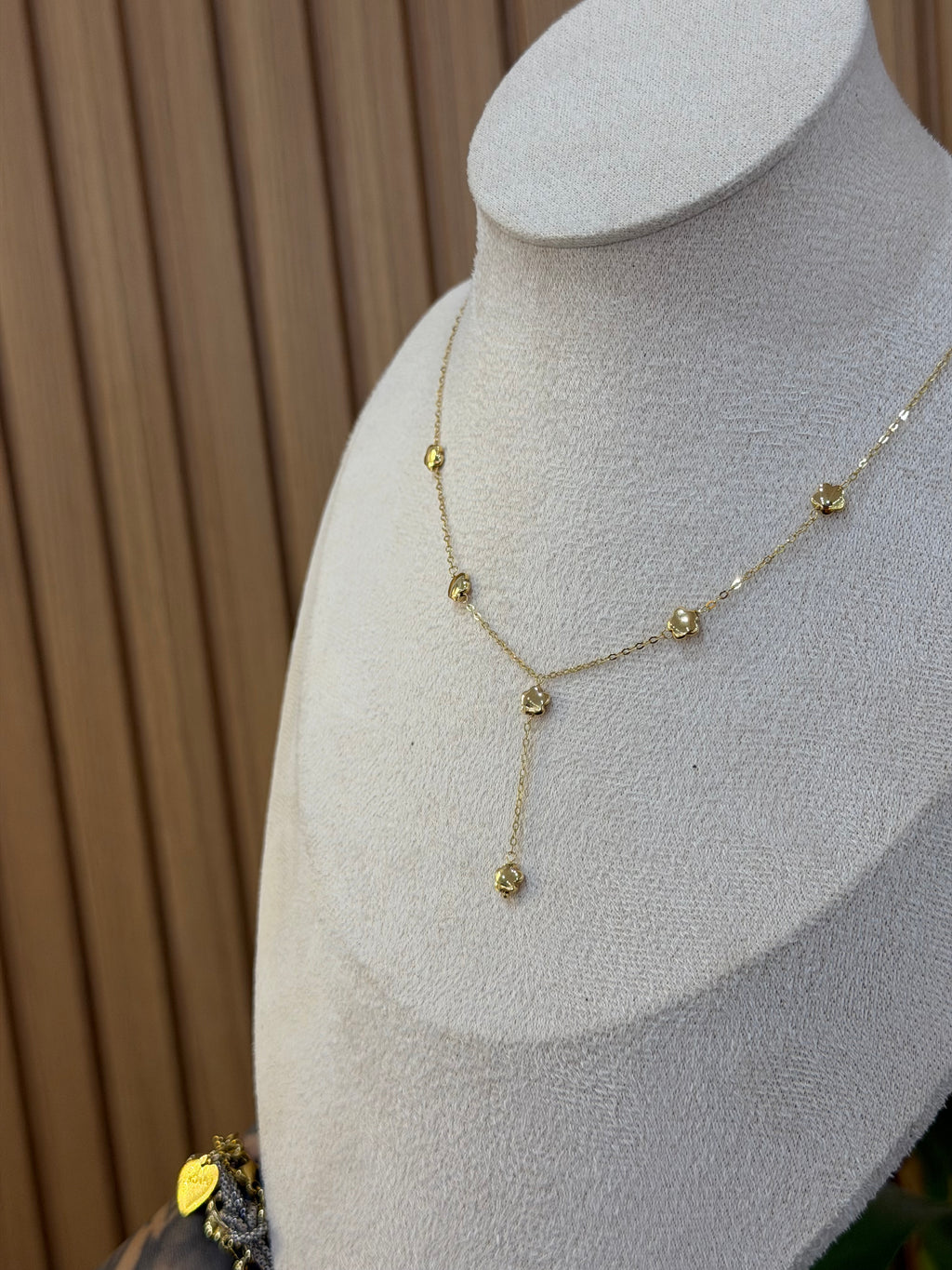 COLLANA QUADRIFOGLI ORO 18KT