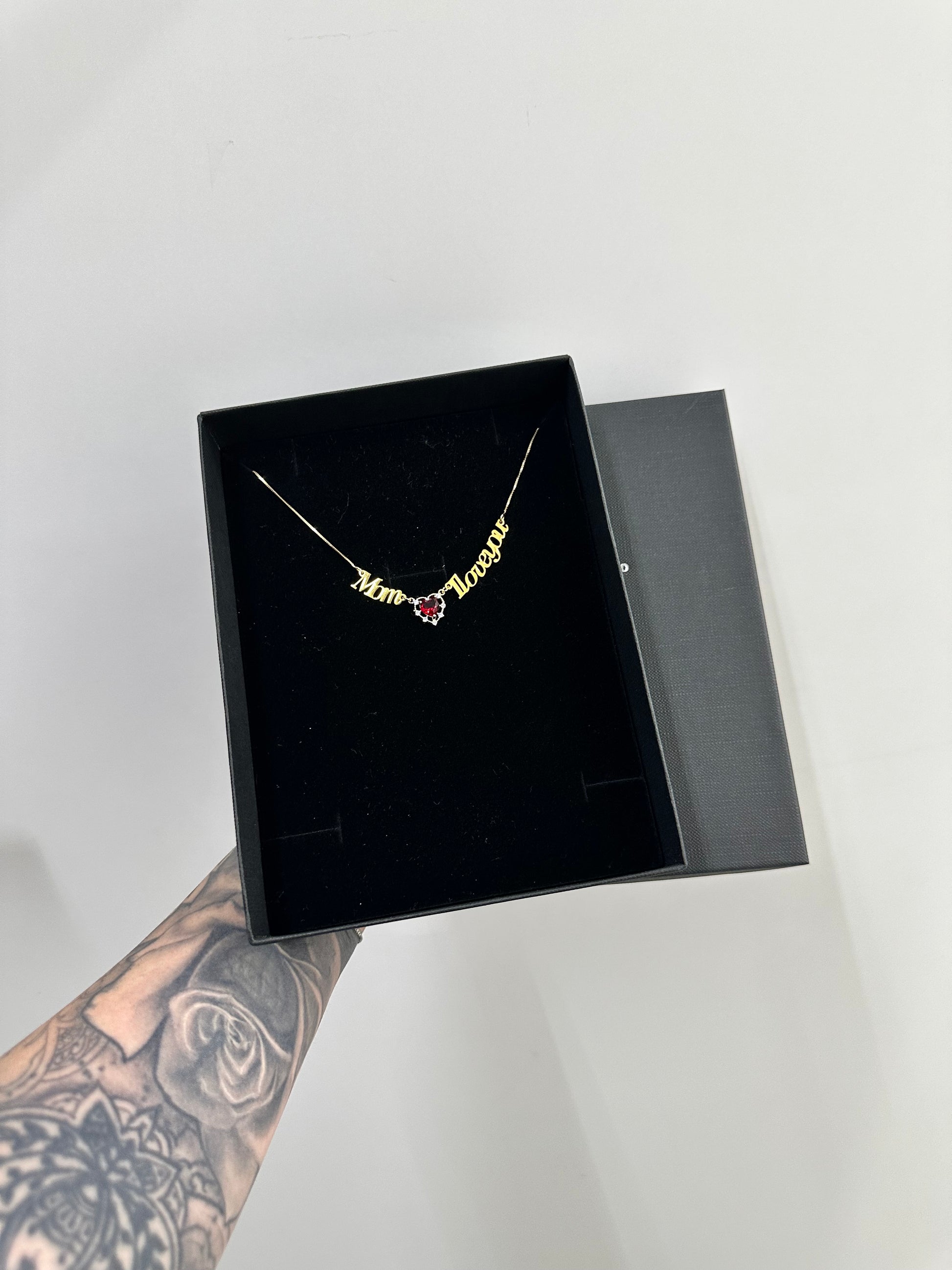 COLLANA MOM I LOVE YOU ARGENTO 925