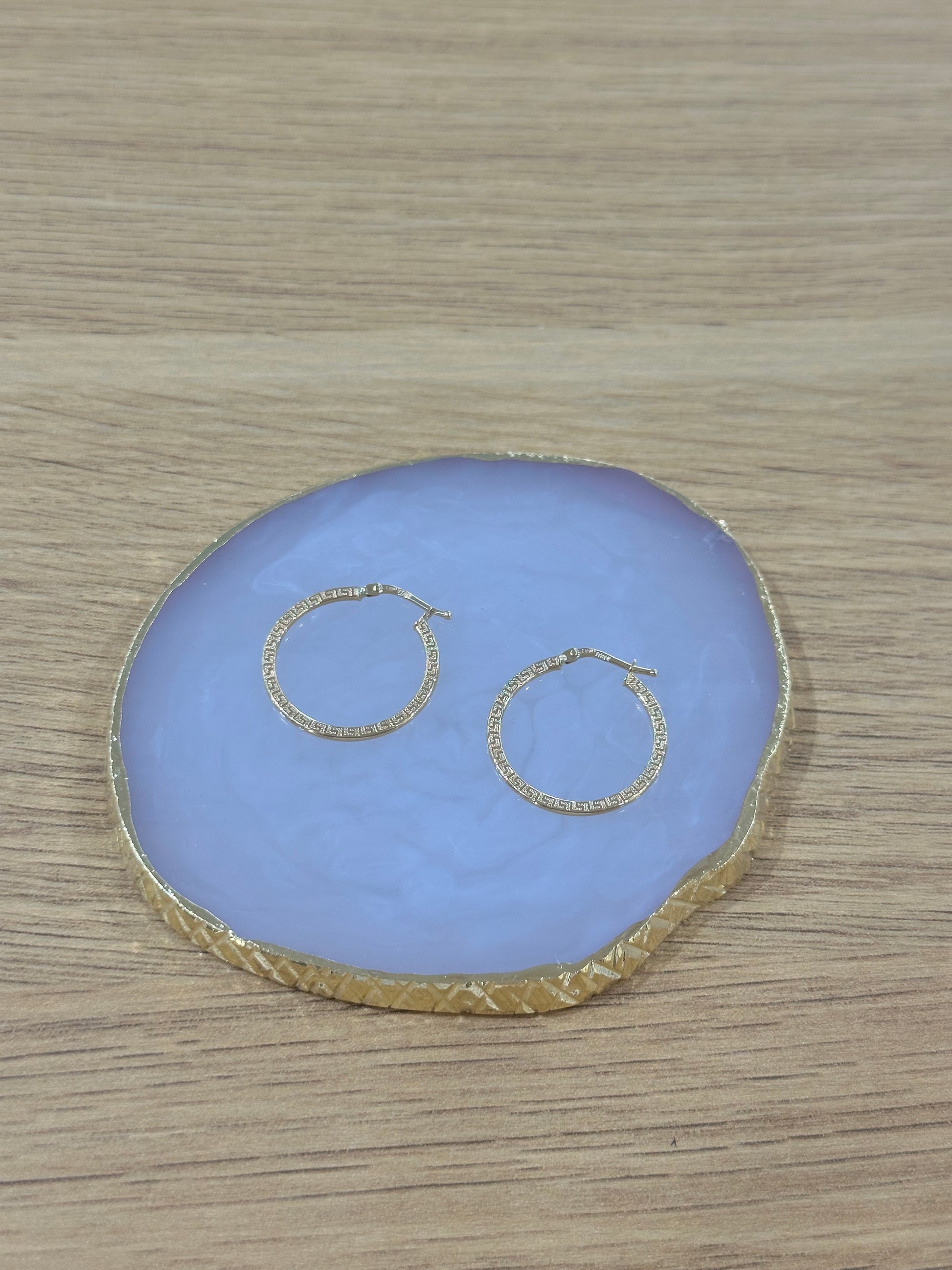 CERCHI IN ORO 18KT CON GRECA