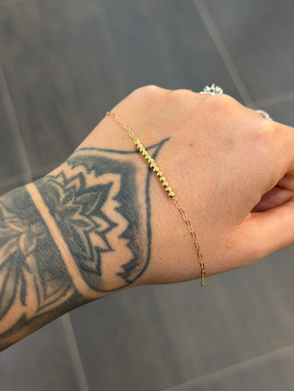 BRACCIALE ORO 18KT SFERE SEMPLICI