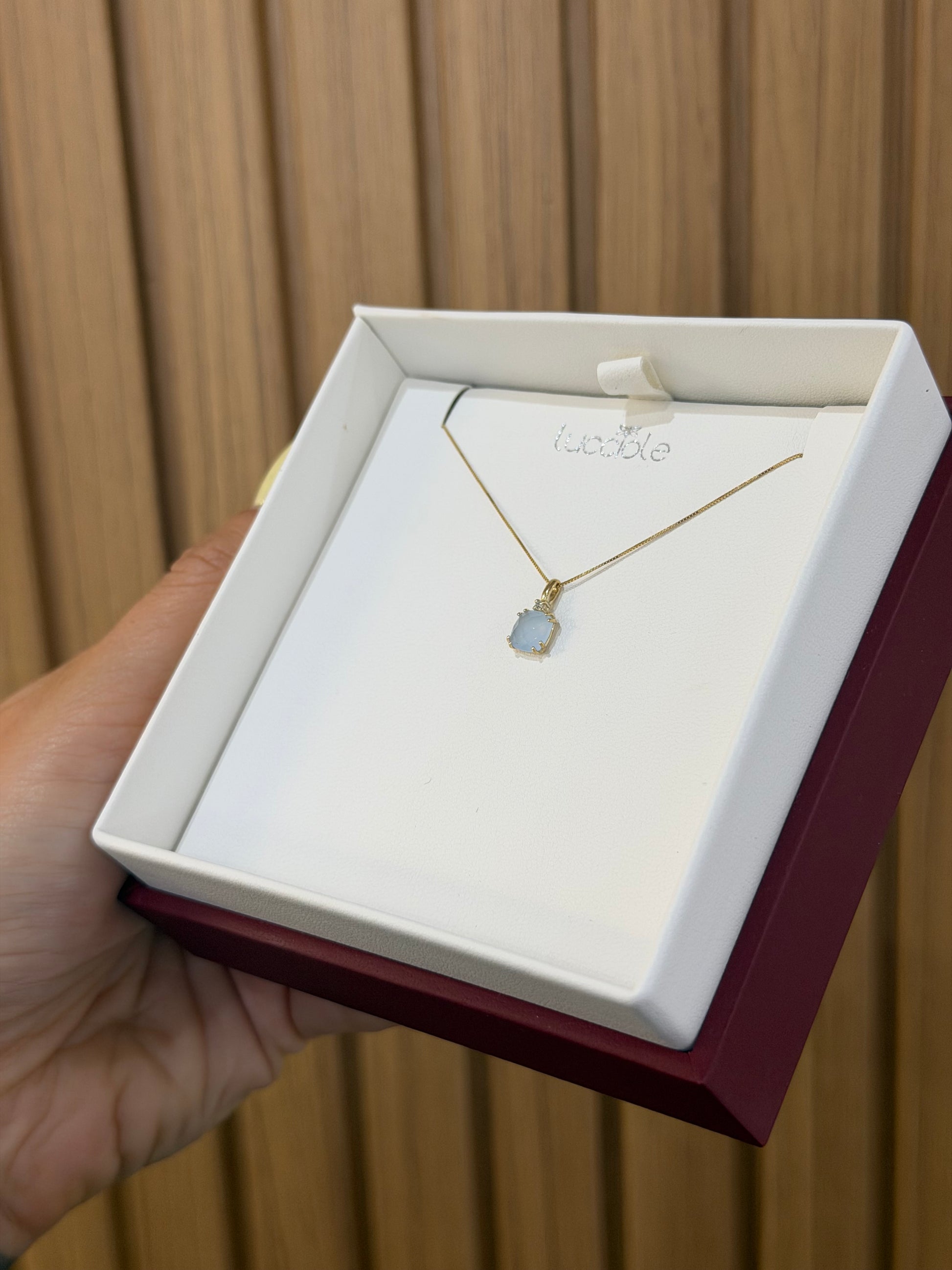 COLLANA LUCCIOLE PIETRA BLU