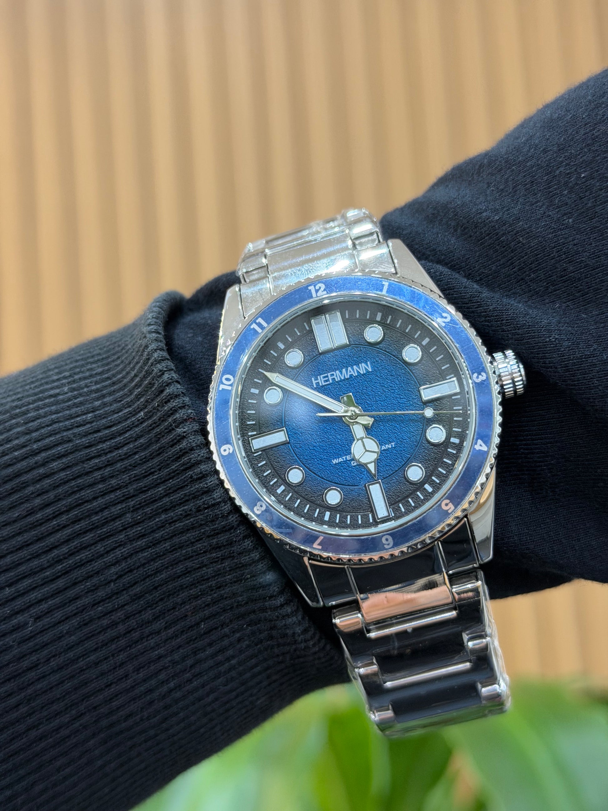 OROLOGIO HERMANN GHIERA BLU