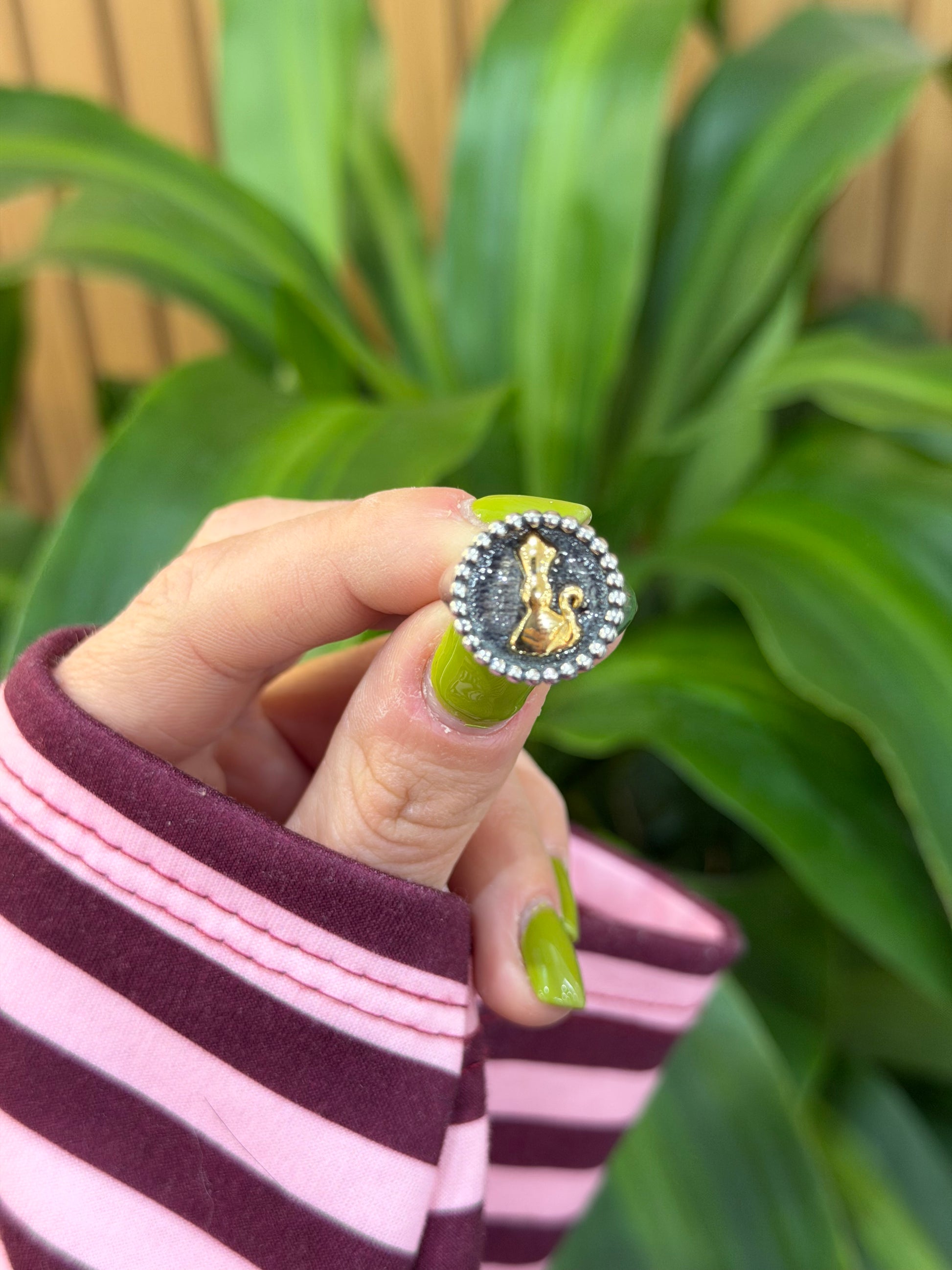 ANELLO SAN GENNARO ARGENTO 925 BICOLORE