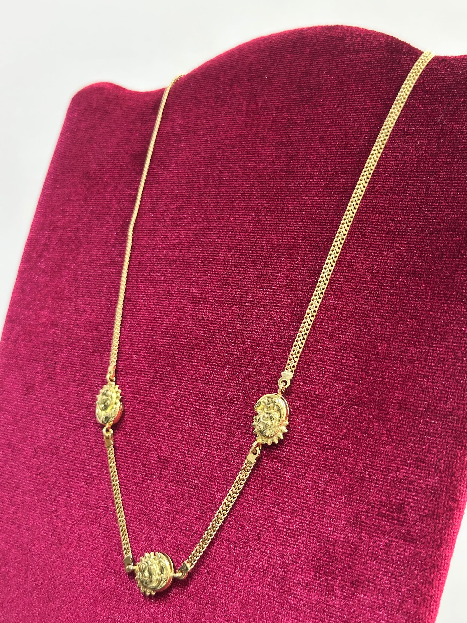 GIROCOLLO SOLE E LUNA ORO 18KT