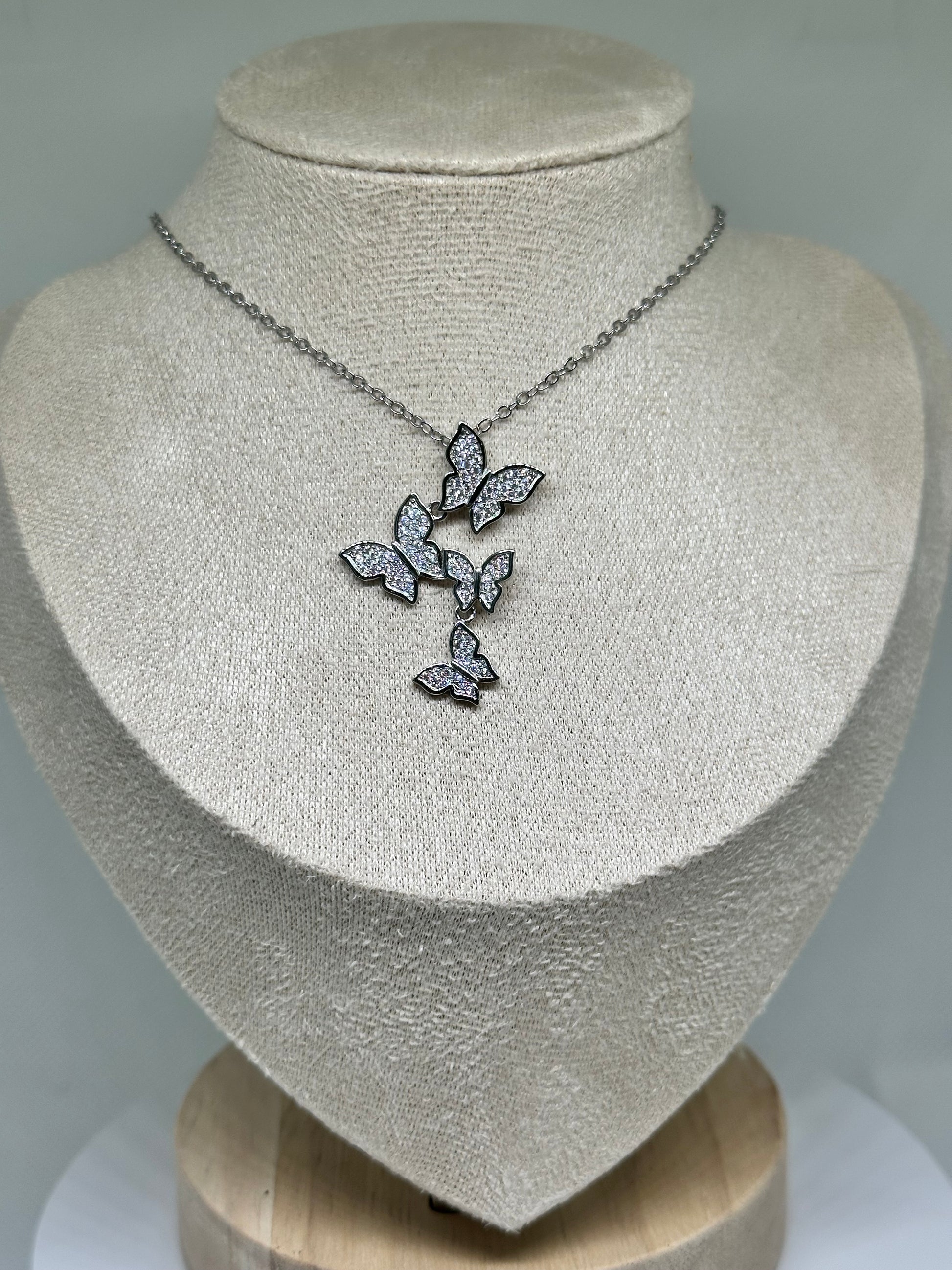 COLLANA BUTTERFLY ARGENTO