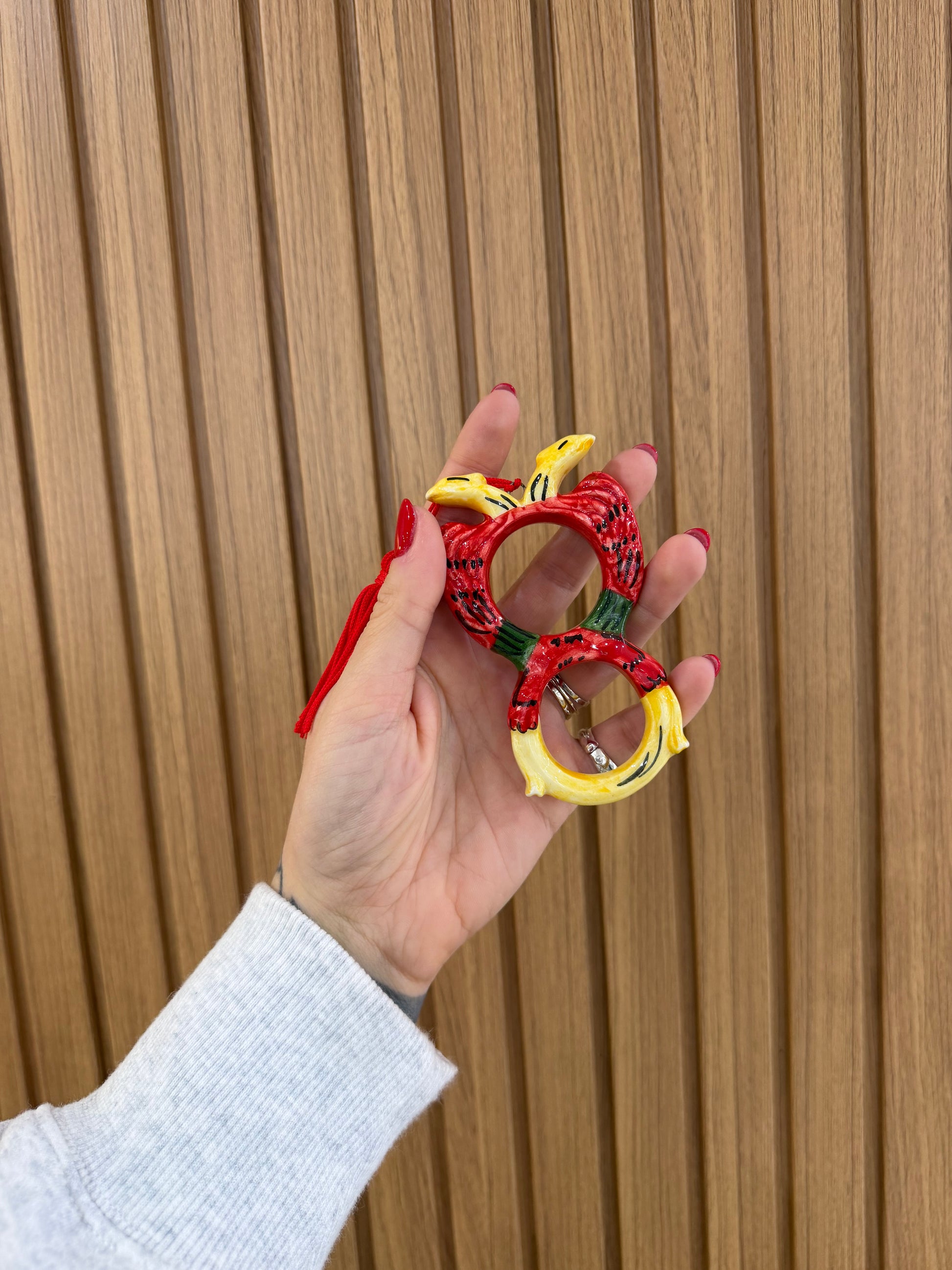 ASSO DI DENARI IN CERAMICA