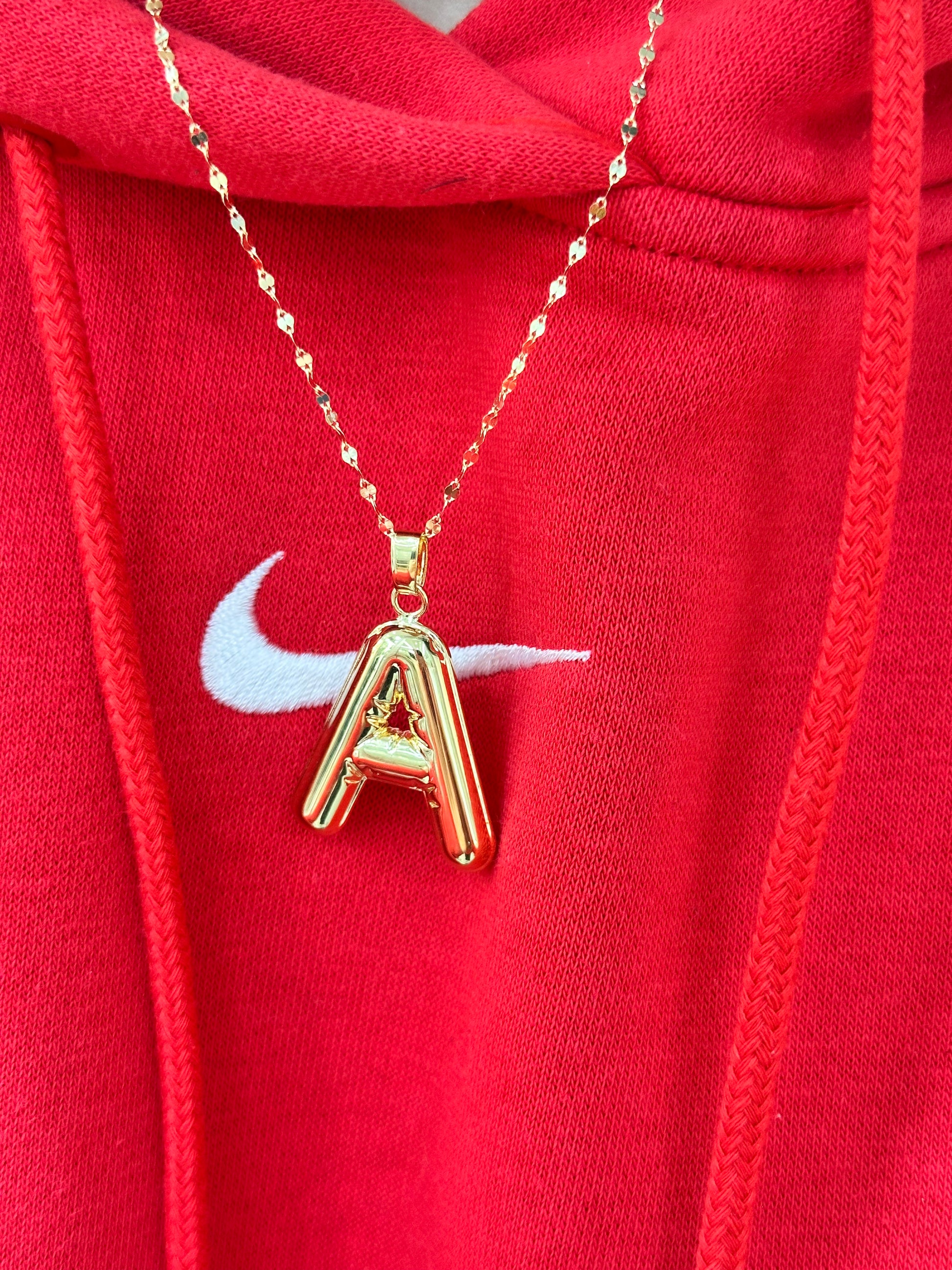 COLLANA INIZIALE A IN ORO 18KT