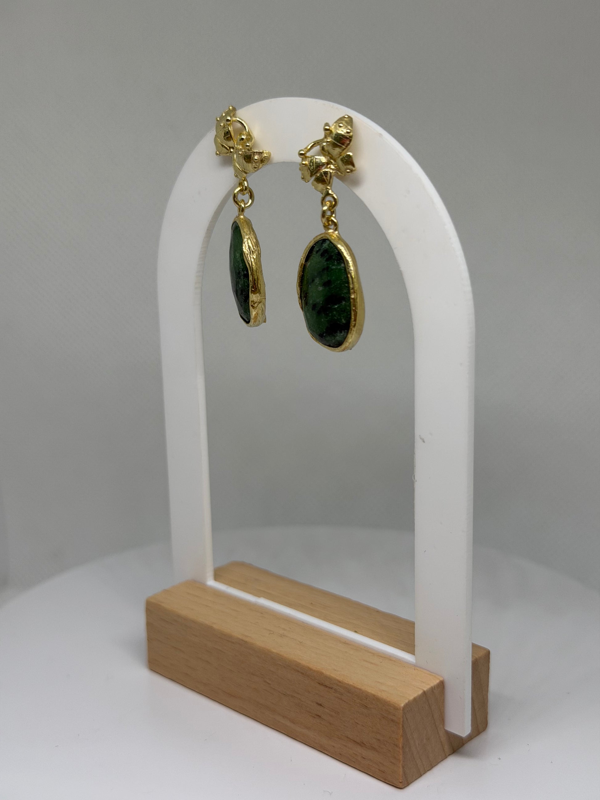 ORECCHINI FEDELE AGATA NATURALE ARGENTO 925