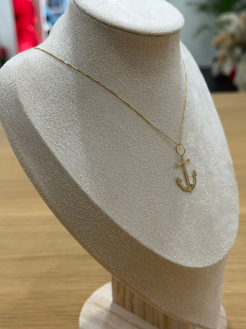 COLLANA ORO 18KT VENEZIANA CON ANCORA