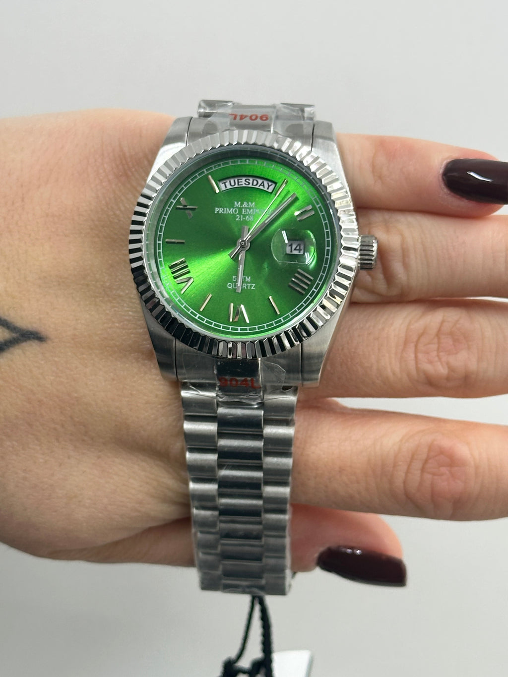 OROLOGIO PRIMO EMPORIO QUADRANTE VERDE