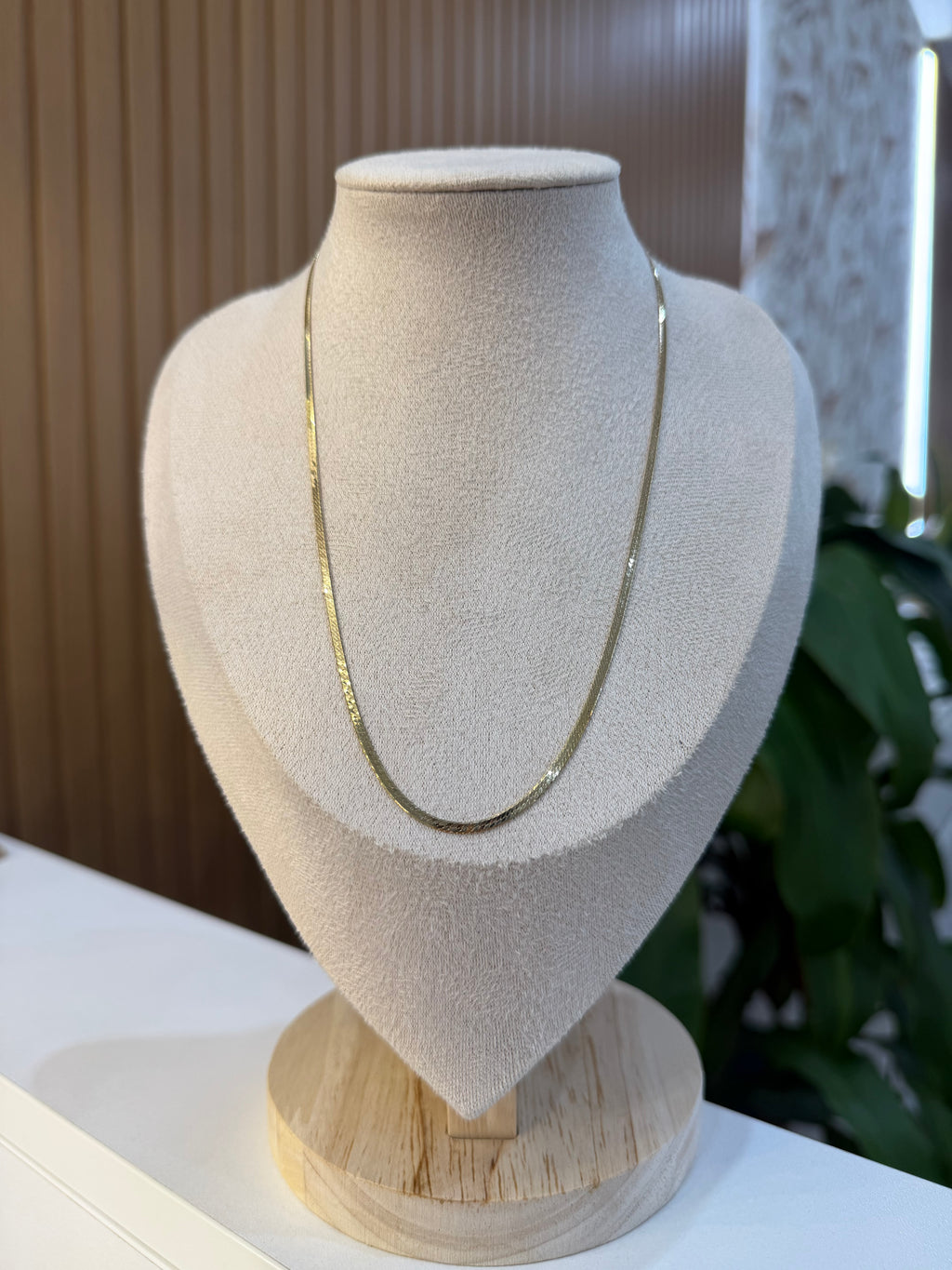 COLLANA PIATTINA MINI ARGENTO 925 DORATO